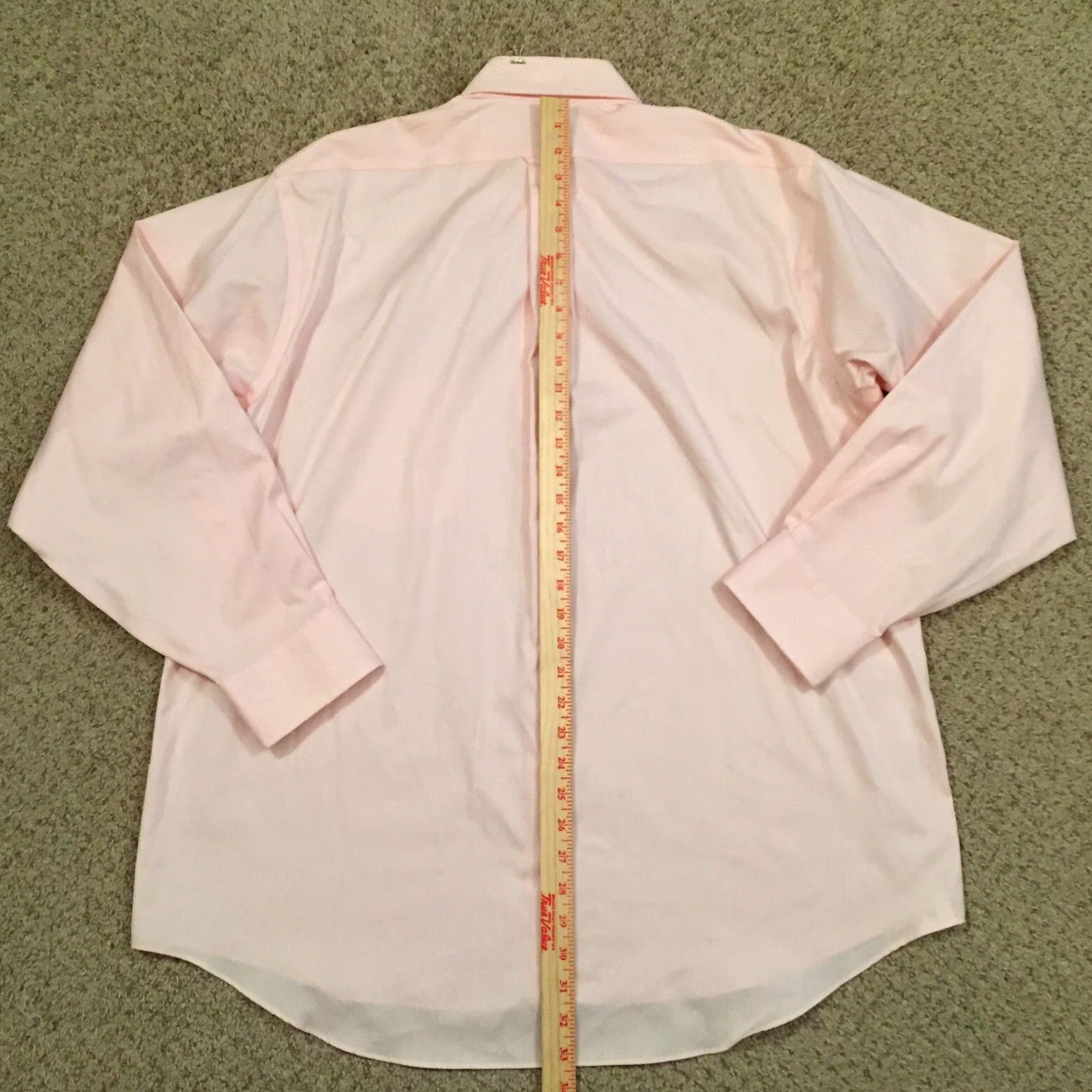 Vintage Eagle Shirt Mens 17.5 Pink Long Sleeve Button-Down Shirt Size US XXL / EU 58 / 5 - 6 Thumbnail