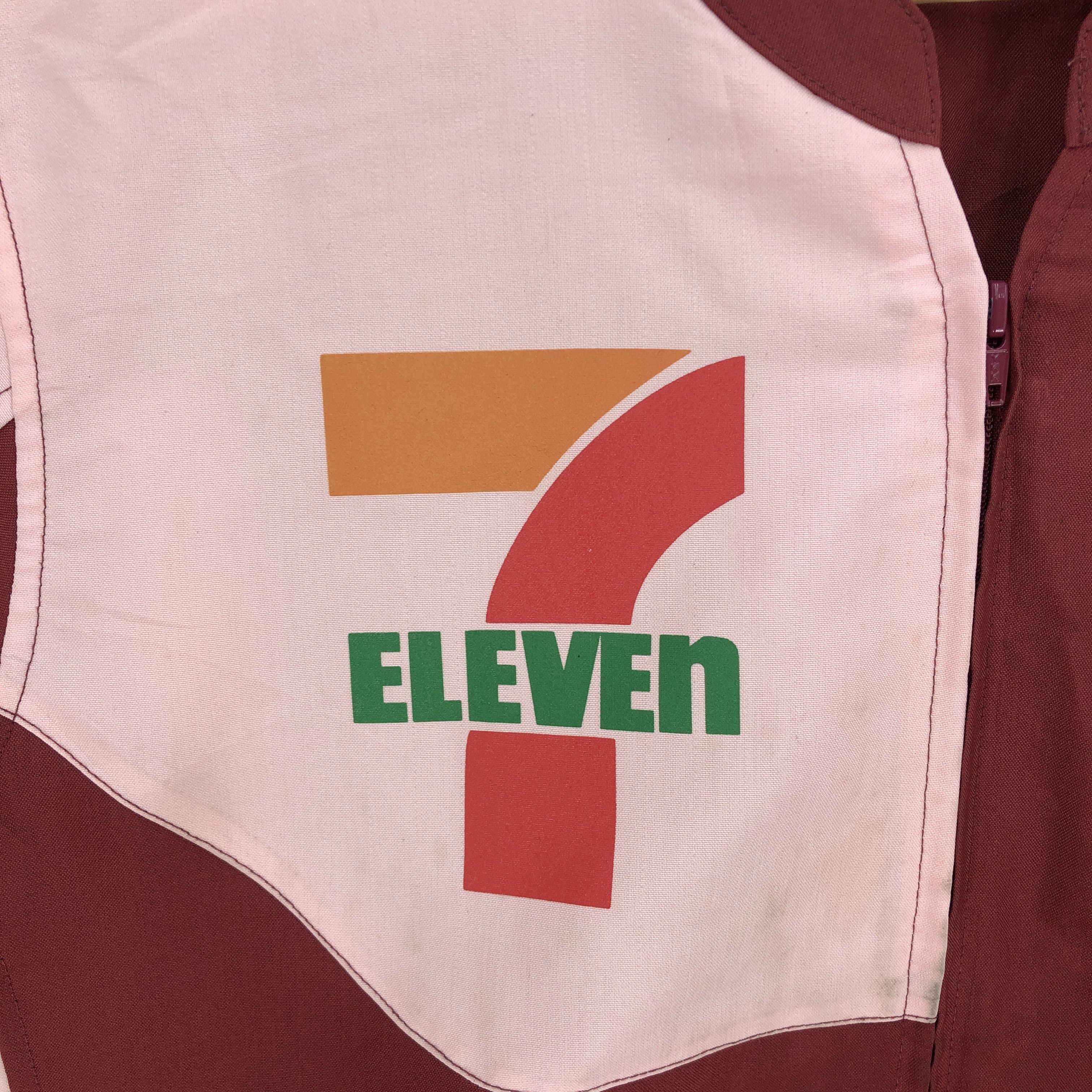 Japanese Brand × Vintage Vintage 90s 7 ELEVEN Shirt Zipper Uniform Workshirt Size US M / EU 48-50 / 2 - 5 Thumbnail