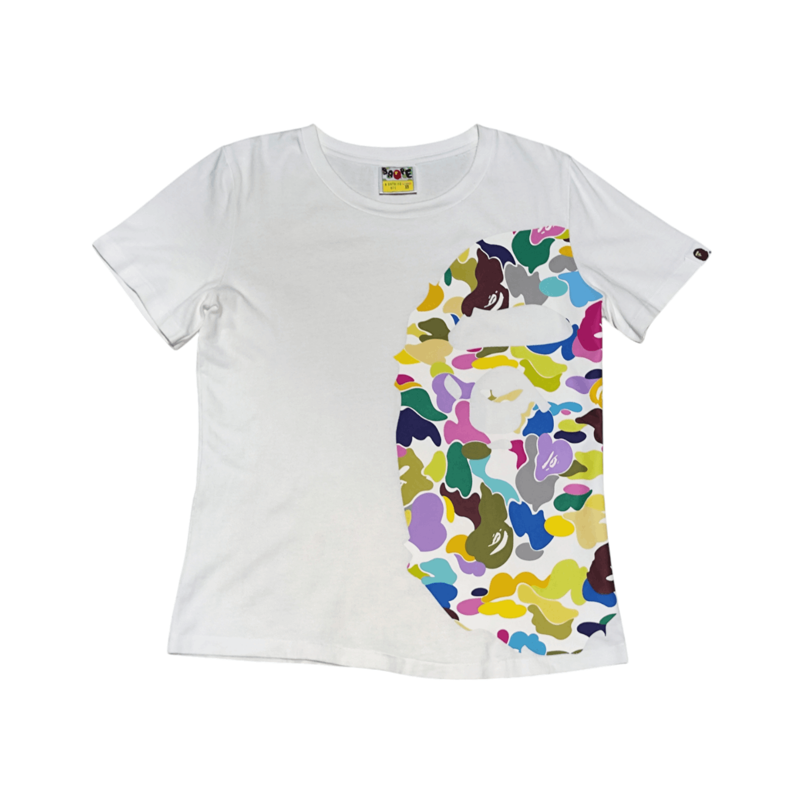 Bape MULTI CAMO SIDE BIG APE HEAD TEE Size XS / US 0-2 / IT 36-38 - 1 Thumbnail