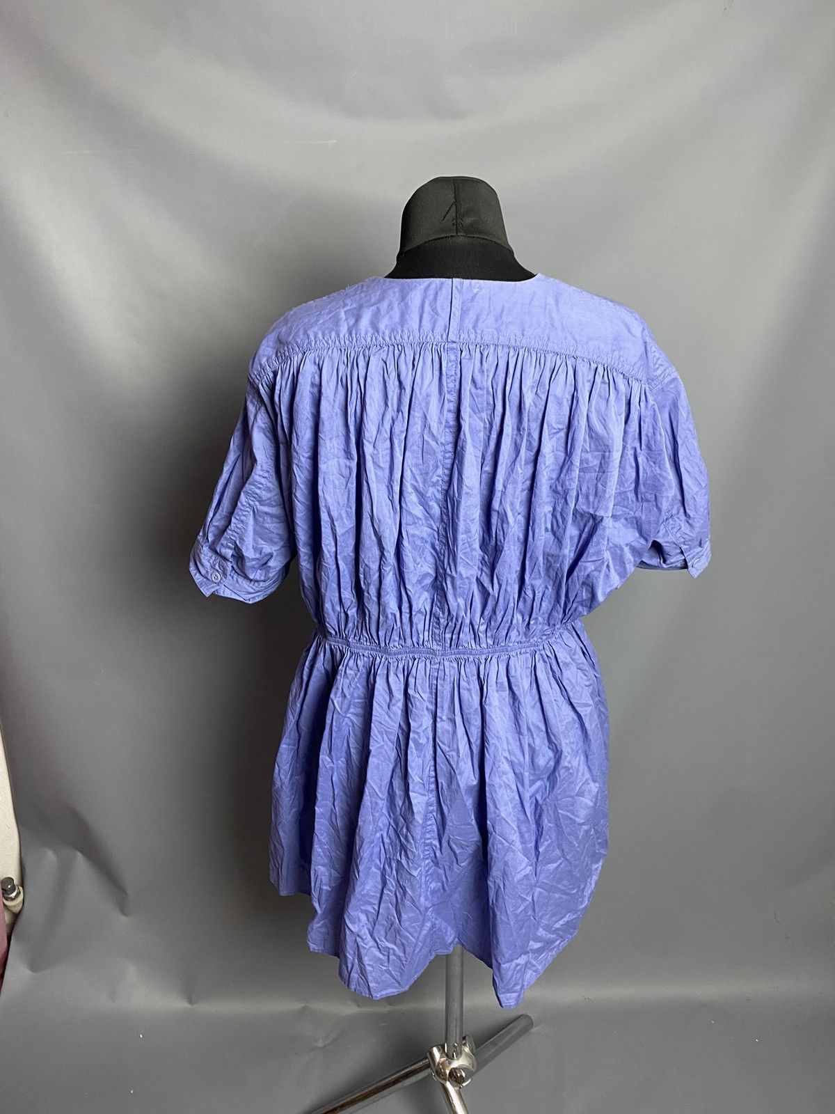 Acne Studios Acne Jeans S/S 08 Swank Blue Short Sleeve Mini Dress Sz 42 Size M / US 6-8 / IT 42-44 - 4 Thumbnail