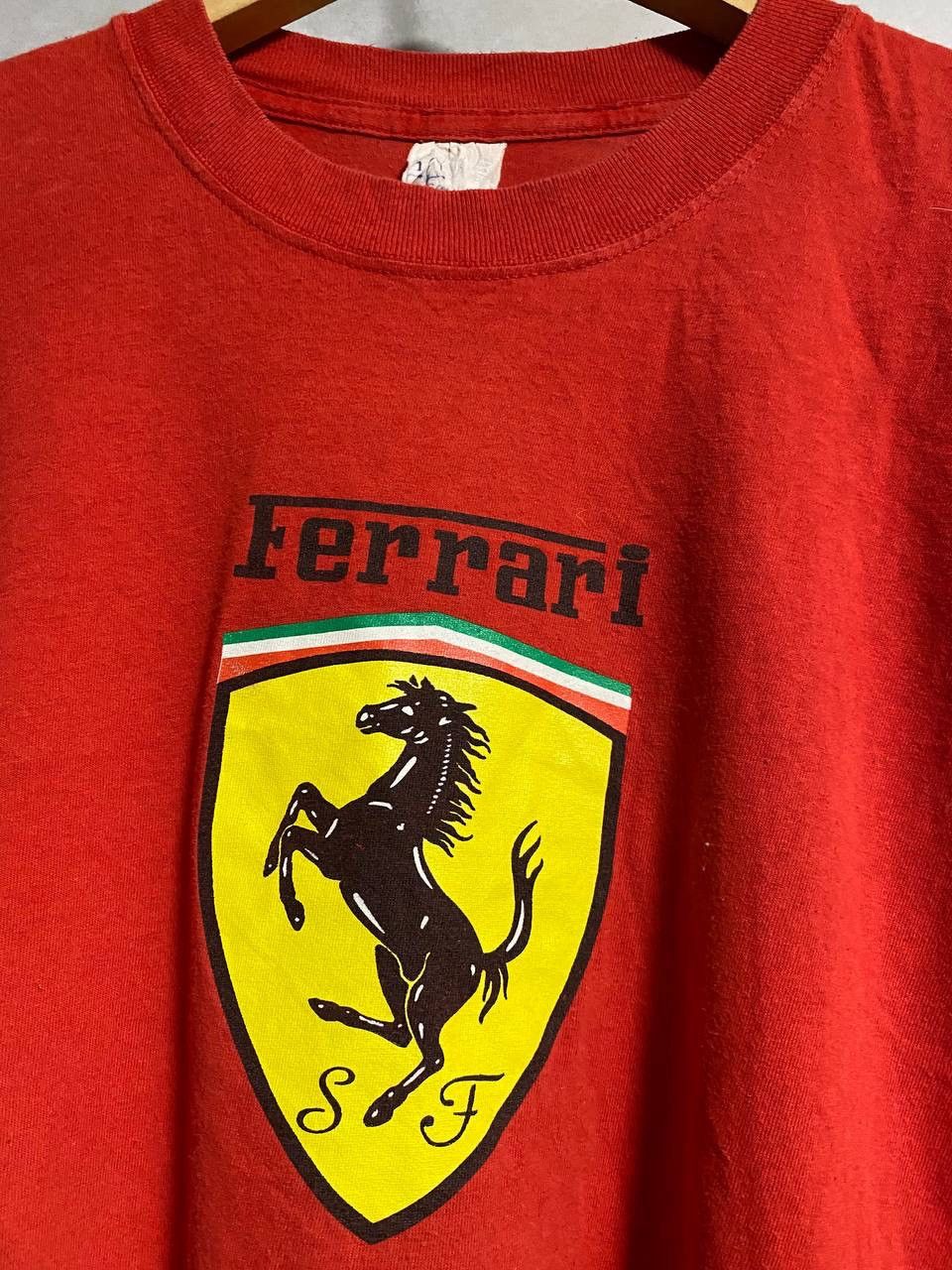 Ferrari × Vintage Vintage Ferrari Logo Printed Cotton Tee Size US M / EU 48-50 / 2 - 2 Thumbnail