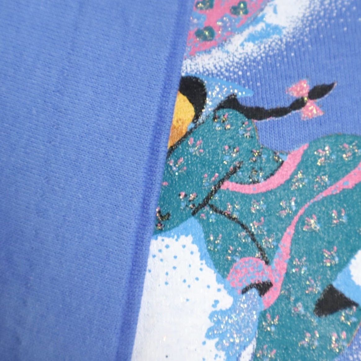 Anvil VINTAGE Anvil Shirt Alaska Snowman VTG Blue Men's L T-Shirt Size US L / EU 52-54 / 3 - 6 Thumbnail