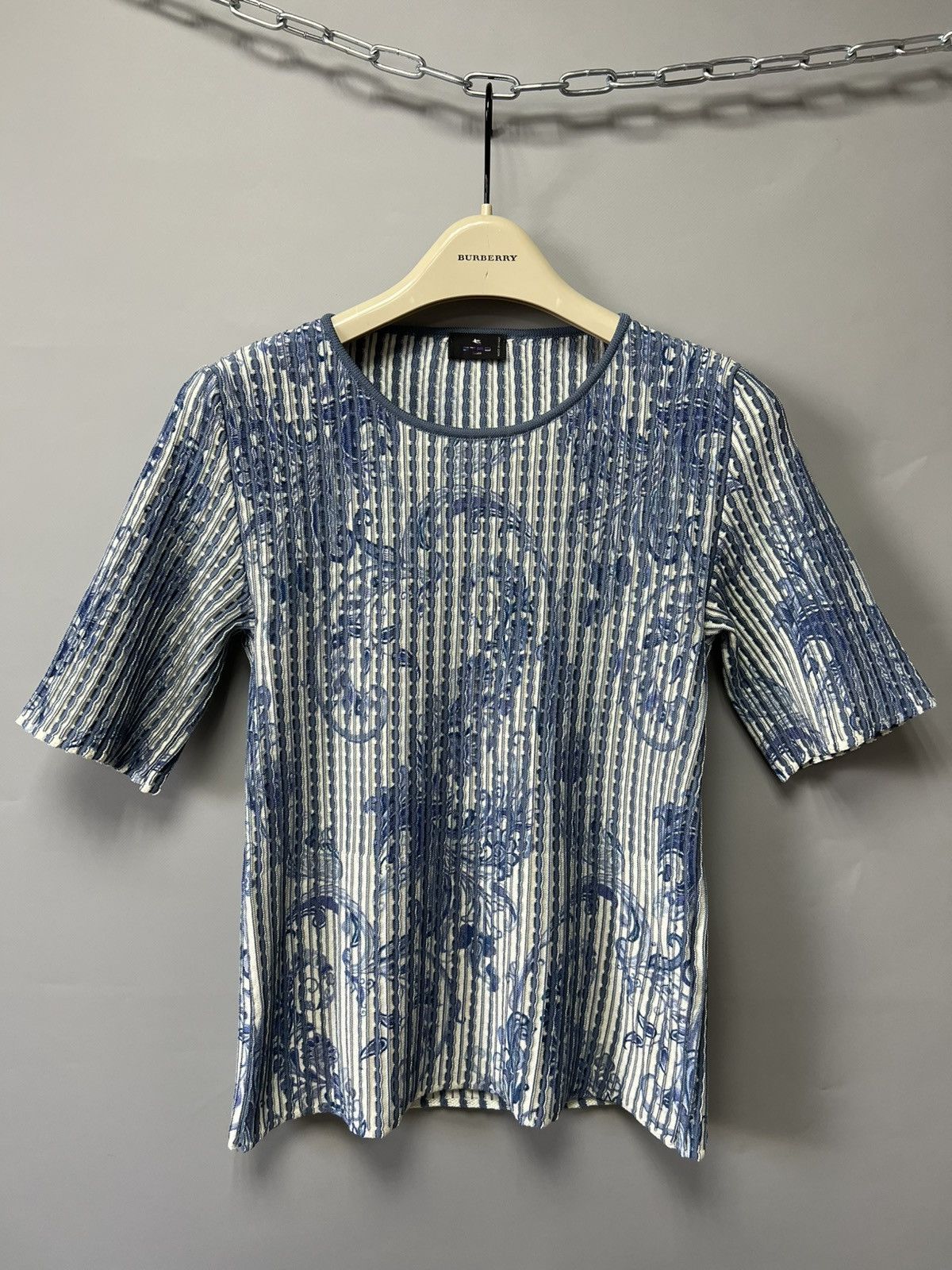 Etro Etro Paisley-Print Knitted Top Maglieria Knitwear Tricots Size M / US 6-8 / IT 42-44 - 1 Thumbnail