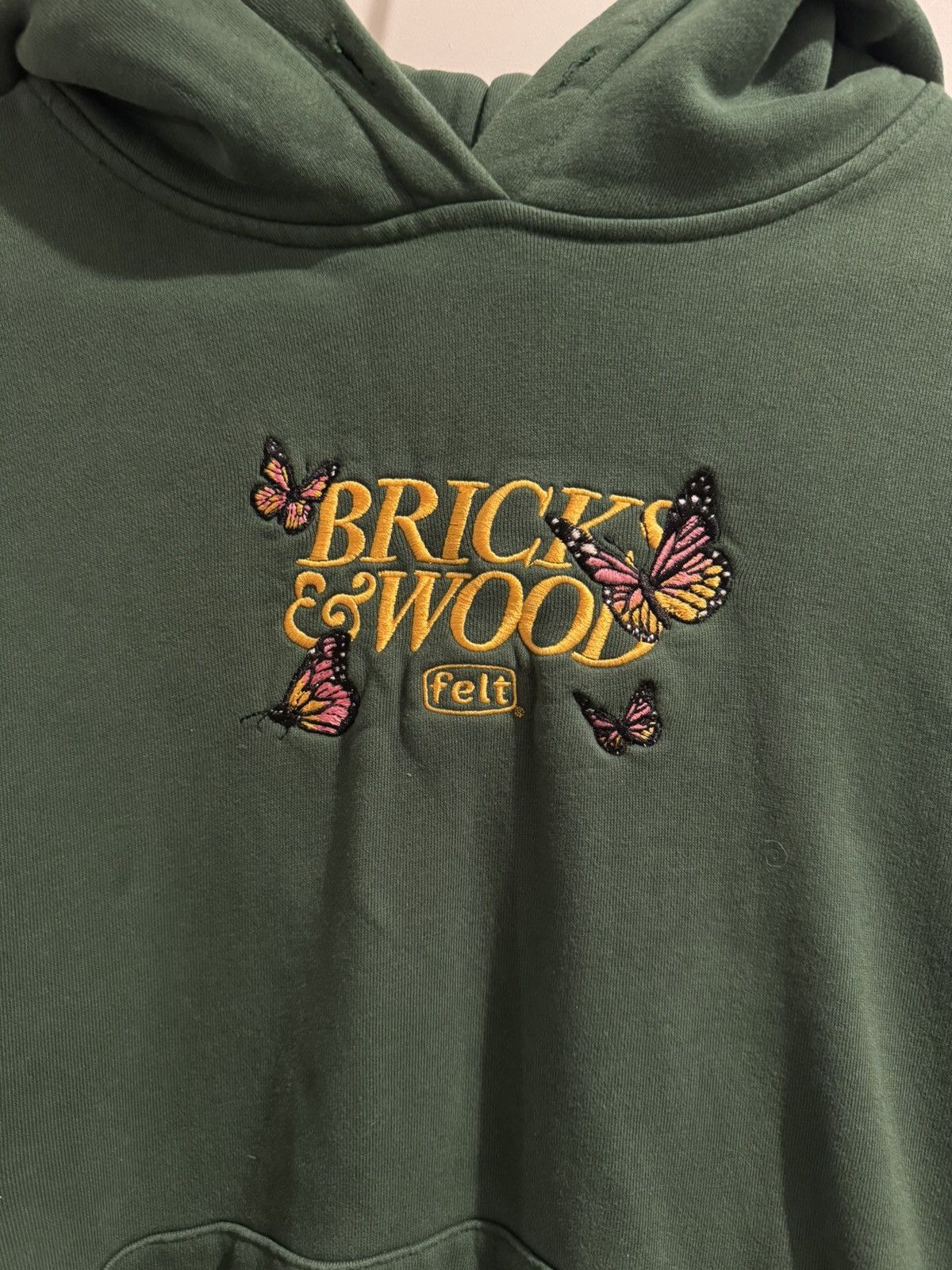Bricks & Wood Bricks And Wood x Felt Fleece Hoodie Men Size Medium Size US M / EU 48-50 / 2 - 4 Thumbnail