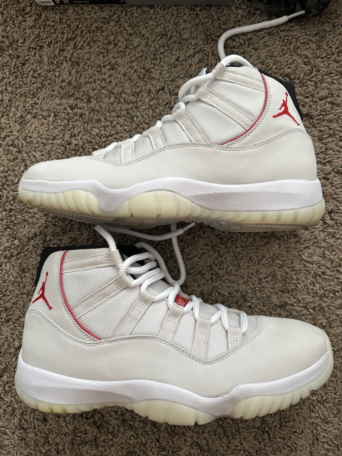 Jordan 11 “platinum tint “