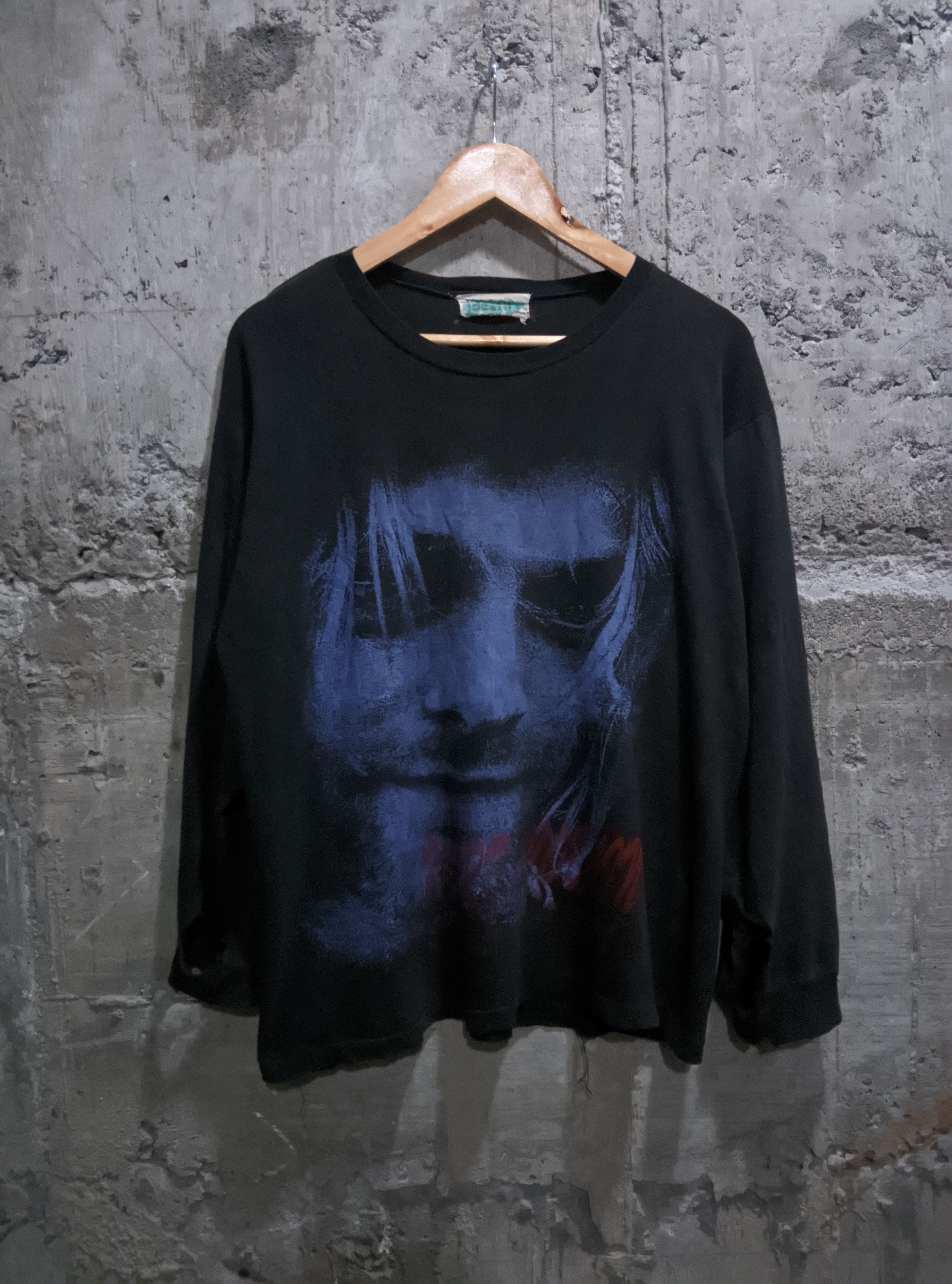 Band Tees Vintage 90s thrashed Kurt Cobain Nirvana grunge dstrssed erd Size US M / EU 48-50 / 2 - 1 Thumbnail