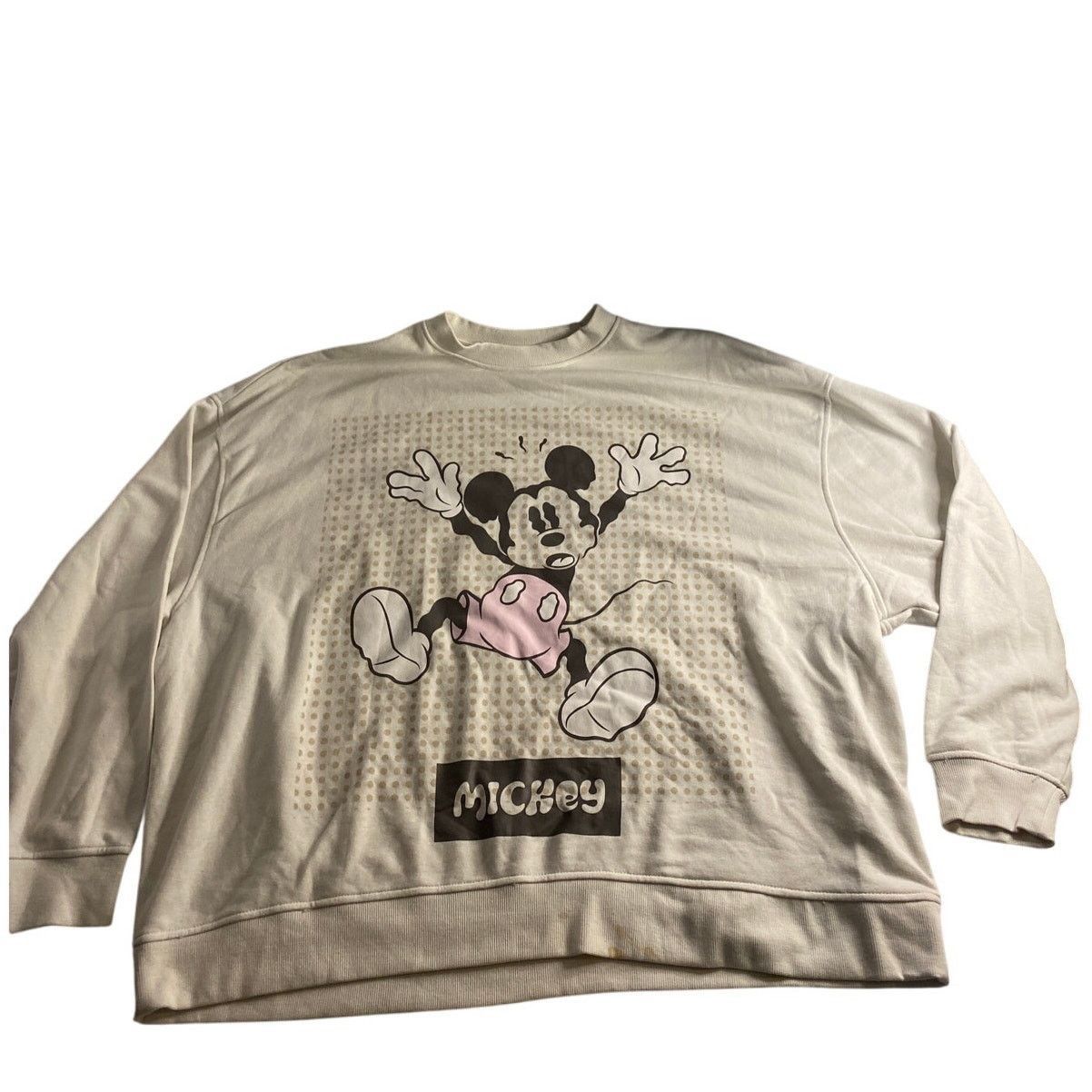 Disney Disney Mickey & Friends White Graphic Sweatshirt Primark XL Size XL / US 12-14 / IT 48-50 - 2 Thumbnail