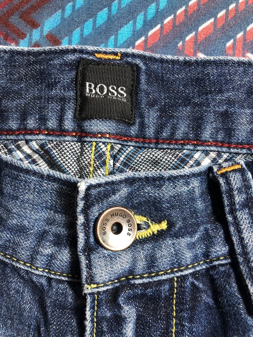 Designer × Hugo Boss Hugo boss dark blue denim pant trouser Jean chino Size US 32 / EU 48 - 3 Thumbnail