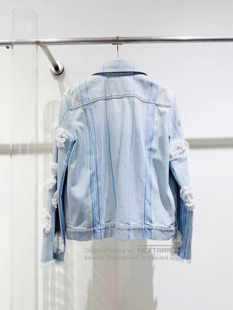 Chanel Chanel Waterfall series camelia denim jacket Size S / US 4 / IT 40 - 5 Thumbnail