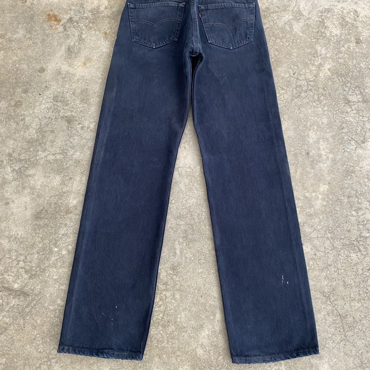 Levi's Vintage 1993 Levis 501 Over Dyed Faded Black Denim Jeans Size US 30 / EU 46 - 12 Thumbnail