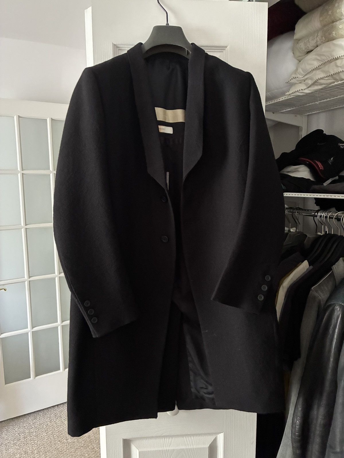 Rick Owens RICK OWENS Mastodon Tusk Coat wool S 48 Size US S / EU 44-46 / 1 - 1 Thumbnail