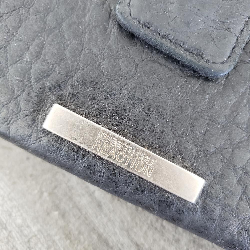 Designer Black Leather Detailed KCR Wallet Size ONE SIZE - 4 Thumbnail