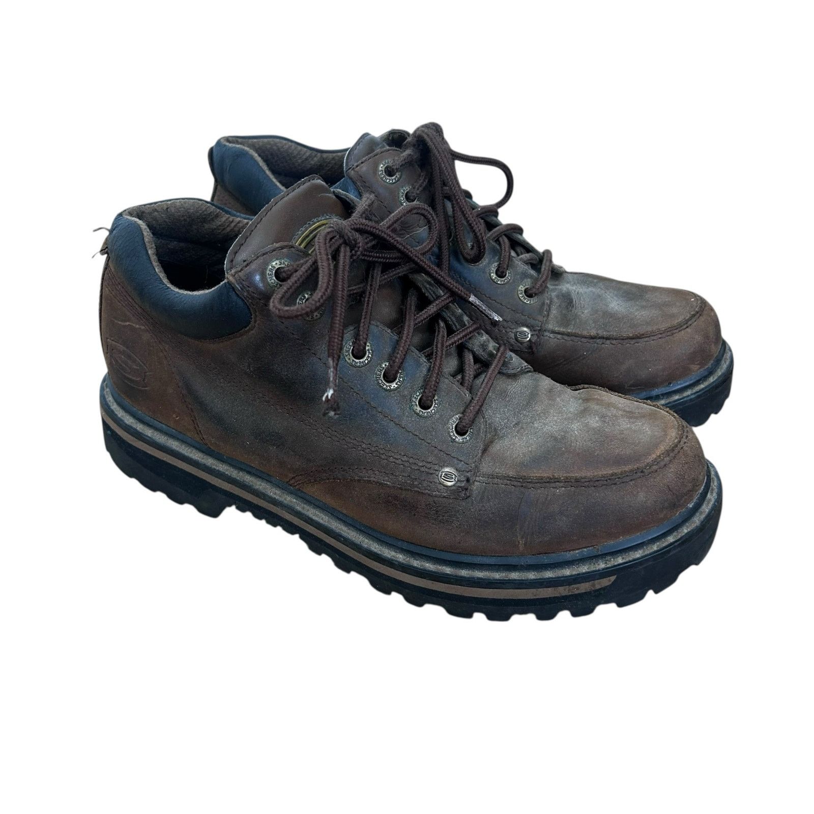 SKECHERS Vintage Skechers Brown Leather Shoes Sz 9 Size US 9 / EU 42 - 1 Thumbnail