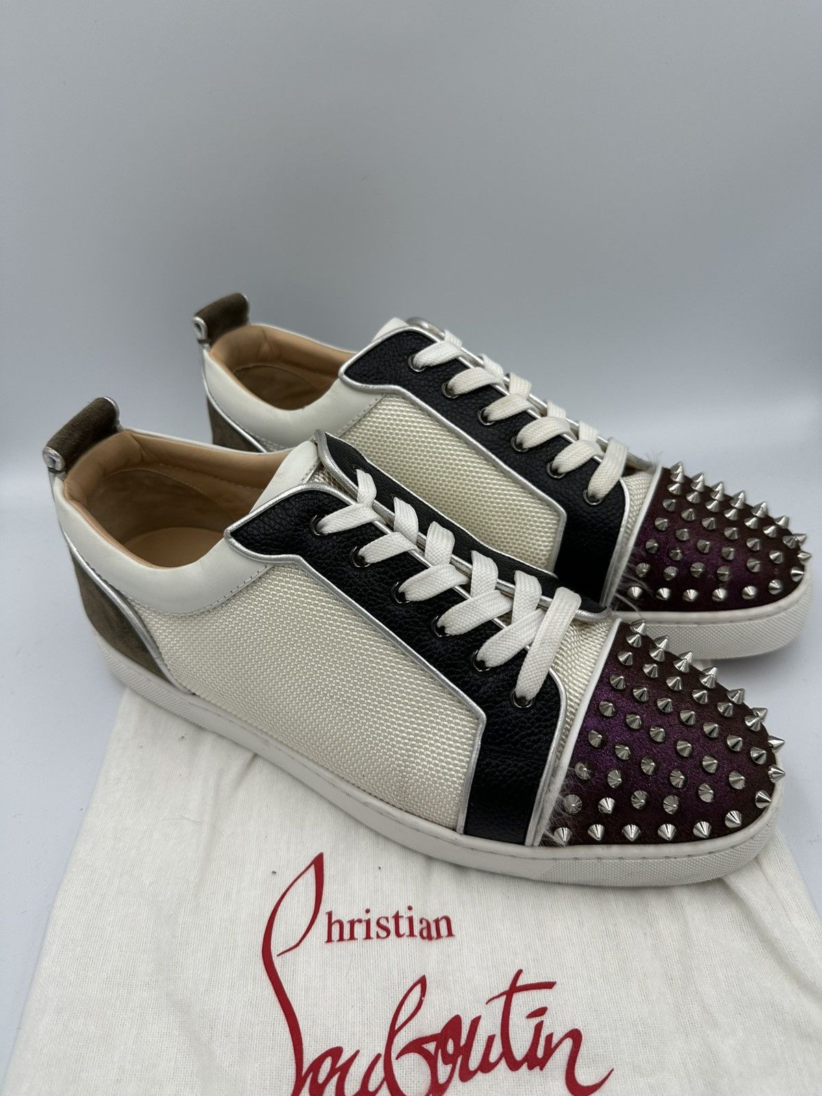 Christian Louboutin Christian Louboutin Low Top Sneakers Size US 13 / EU 46 - 2 Thumbnail