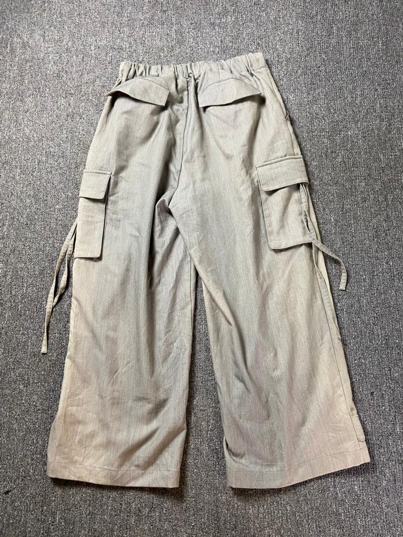 Japanese Brand CLEL Brand Wide Leg Bondage Cargo Pants (190) Size US 29 - 2 Thumbnail