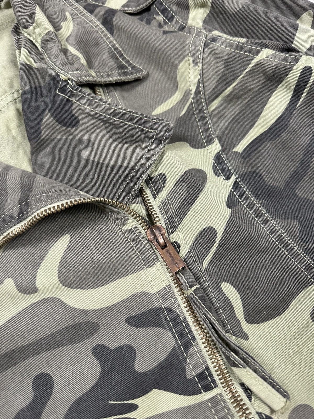 Other Vintage Y2K Camo Asymmetrical Moto Biker Reworked Jacket Size US S / EU 44-46 / 1 - 10 Thumbnail
