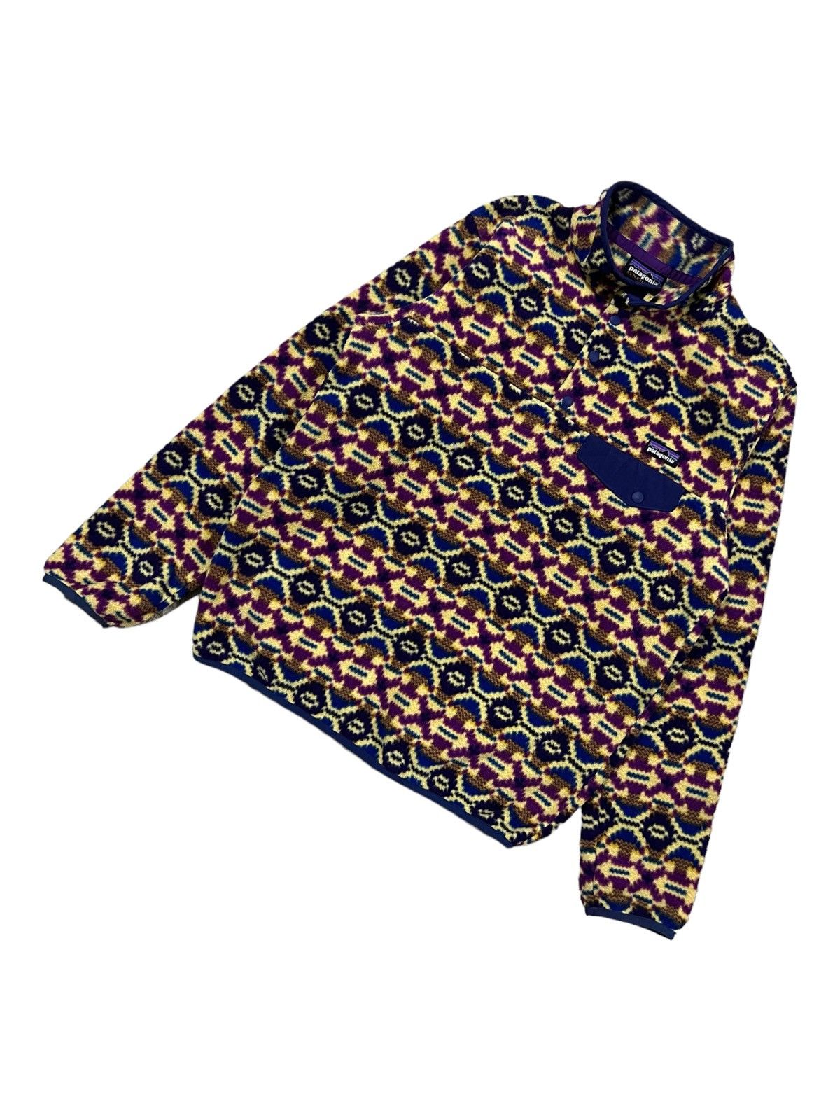 Patagonia OG Patagonia Synchilla Retro X Kaleidoscope Fleece Sweater Size US M / EU 48-50 / 2 - 3 Thumbnail