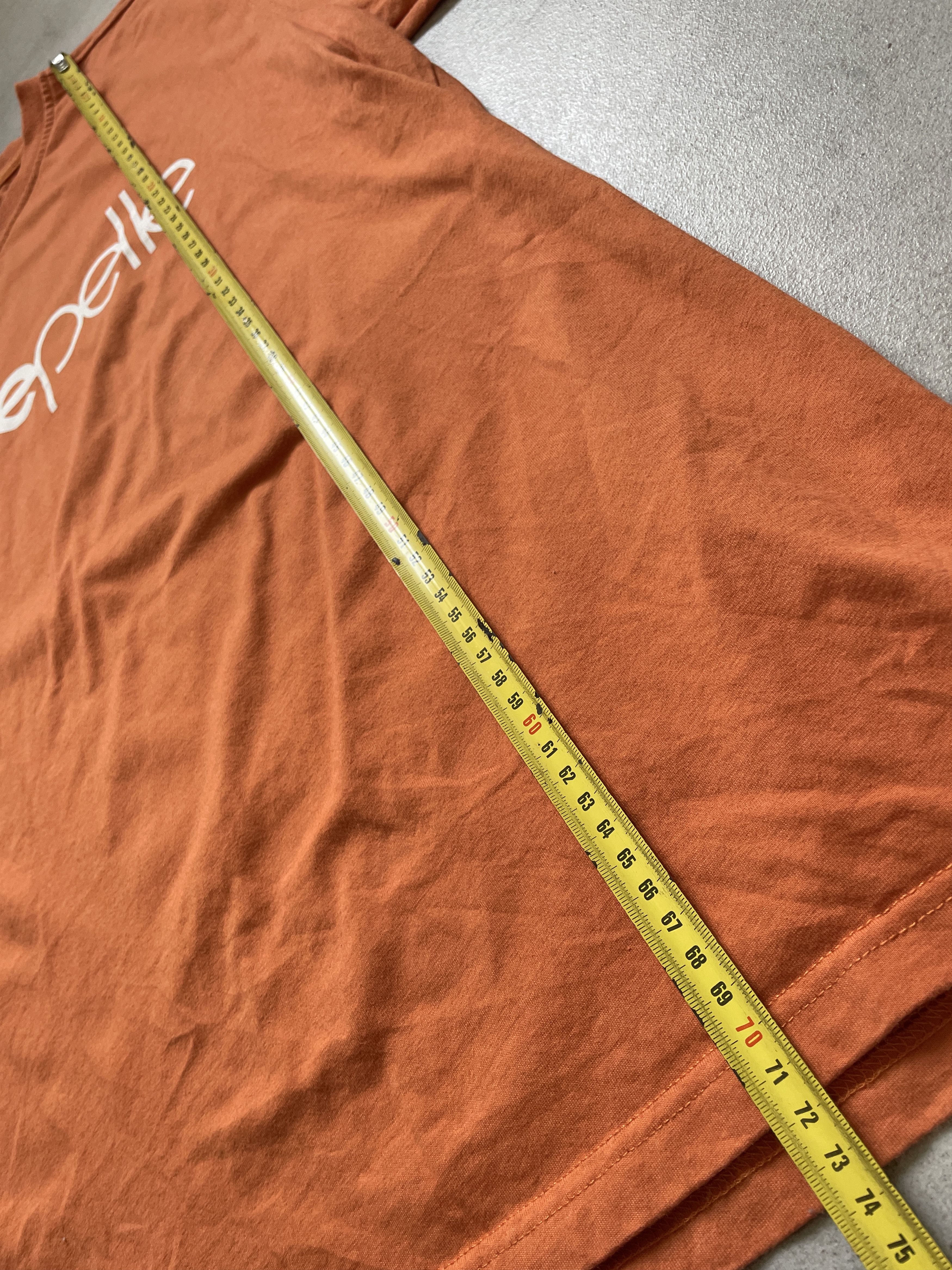 Pelle Pelle Y2K PELLE PELLE ORANGE RAP HIP HOP BAGGY TEE Size US L / EU 52-54 / 3 - 5 Thumbnail