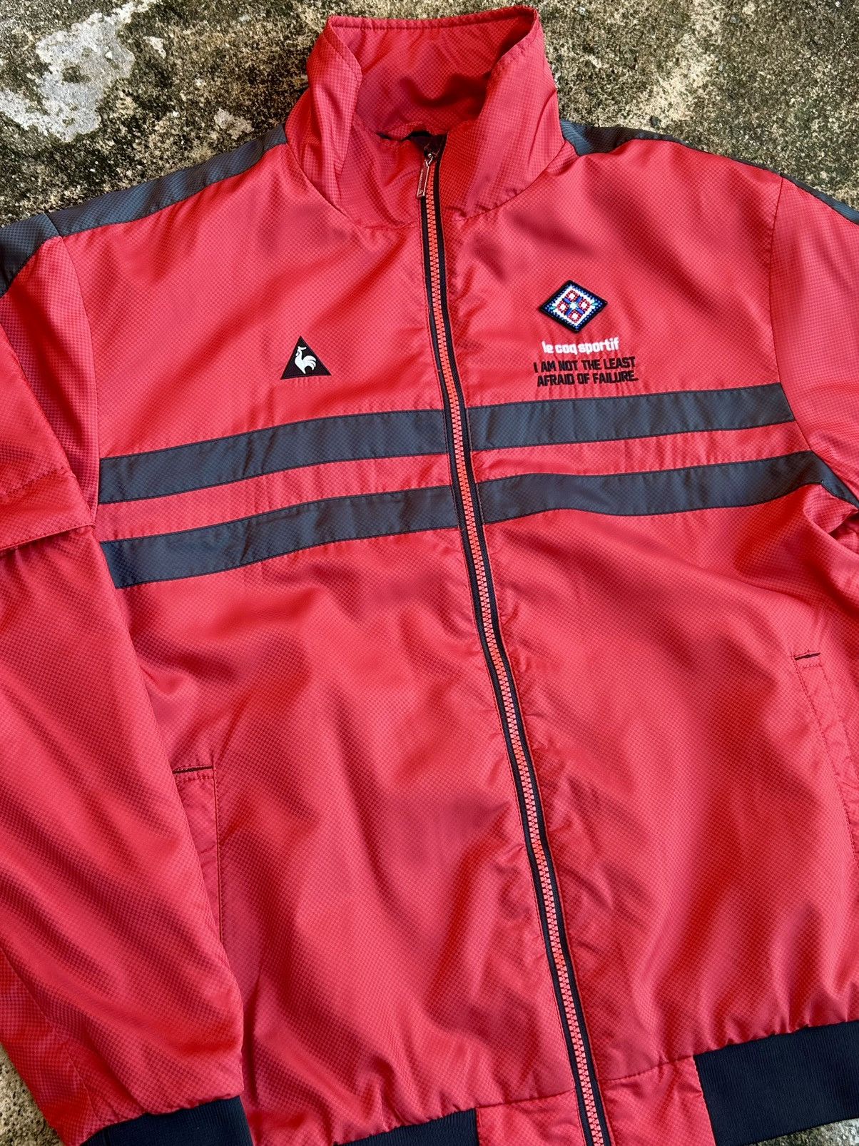 Japanese Brand × Vintage Lecoqsportif Golf Collection Nylon Zipper Jacket Size US L / EU 52-54 / 3 - 3 Thumbnail