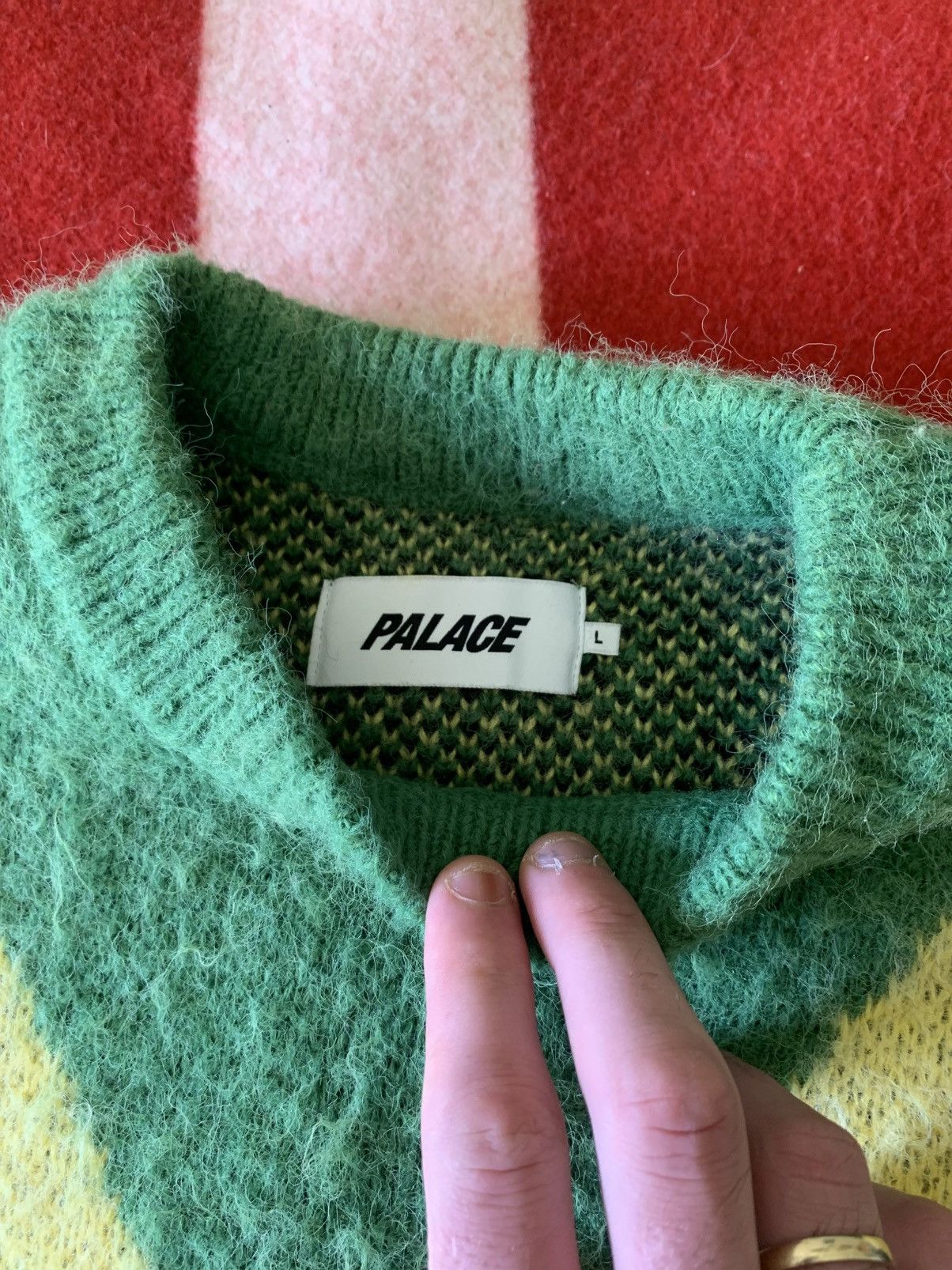 Palace palace jamaica hairy flag knit Fall24’ Size US L / EU 52-54 / 3 - 5 Thumbnail