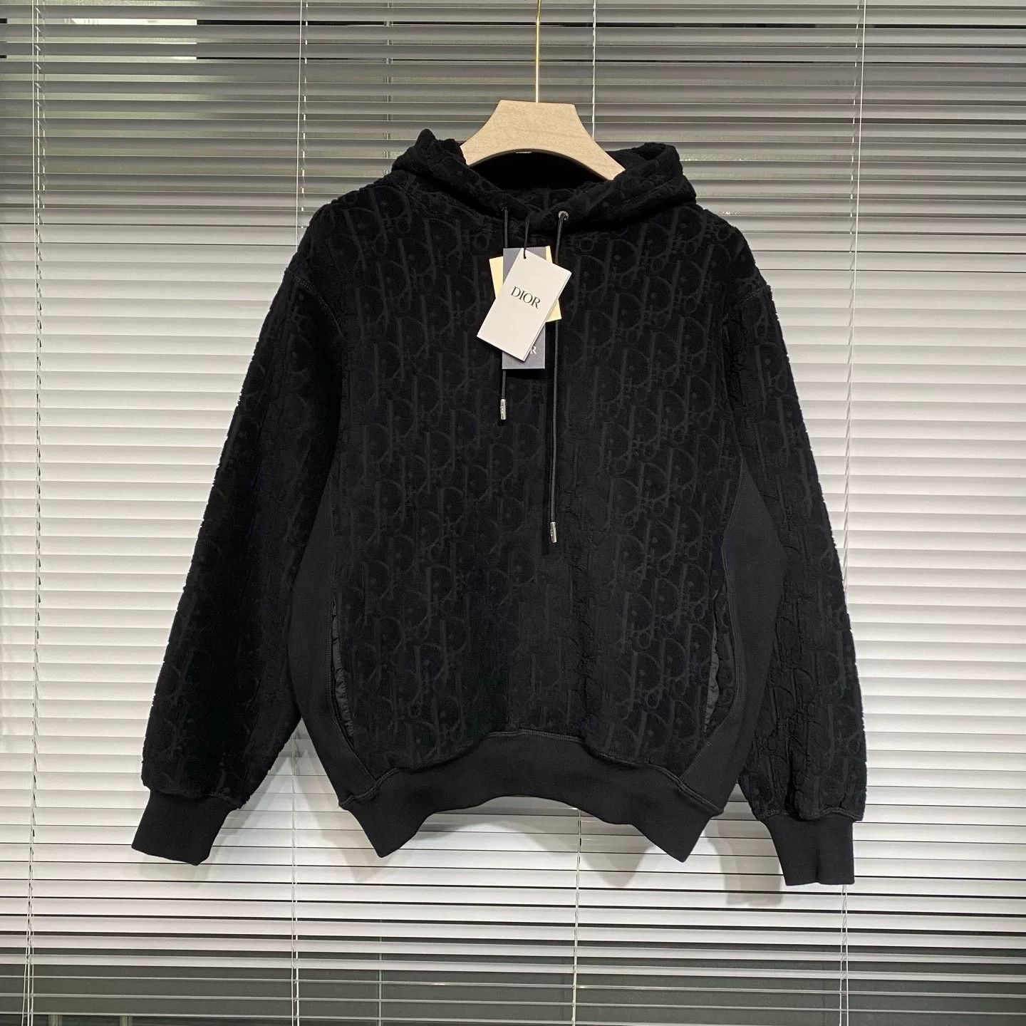 Dior dior black hoodie with oblique logo design Size US S / EU 44-46 / 1 - 1 Thumbnail
