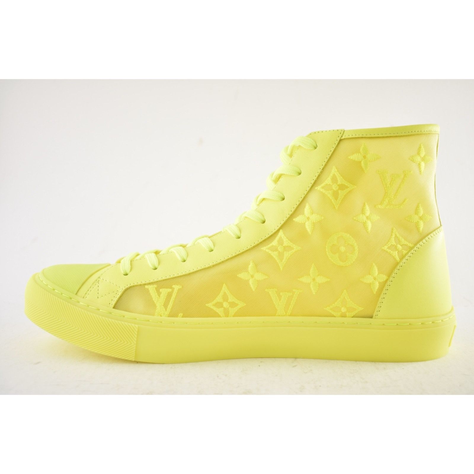 Louis Vuitton Louis Vuitton Luxembourg Tattoo Yellow Monogram High Top Size US 10 / EU 43 - 9 Thumbnail