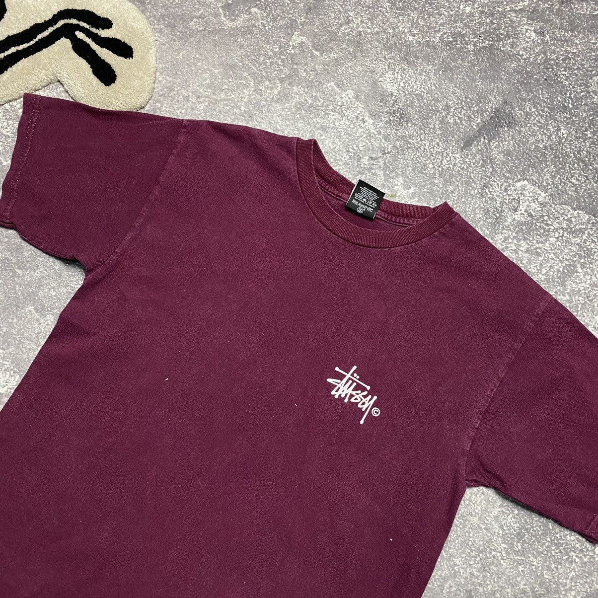 Stussy × Vintage Vintage Stussy Big Logo Made In USA y2k opium tee Size US S / EU 44-46 / 1 - 8 Thumbnail