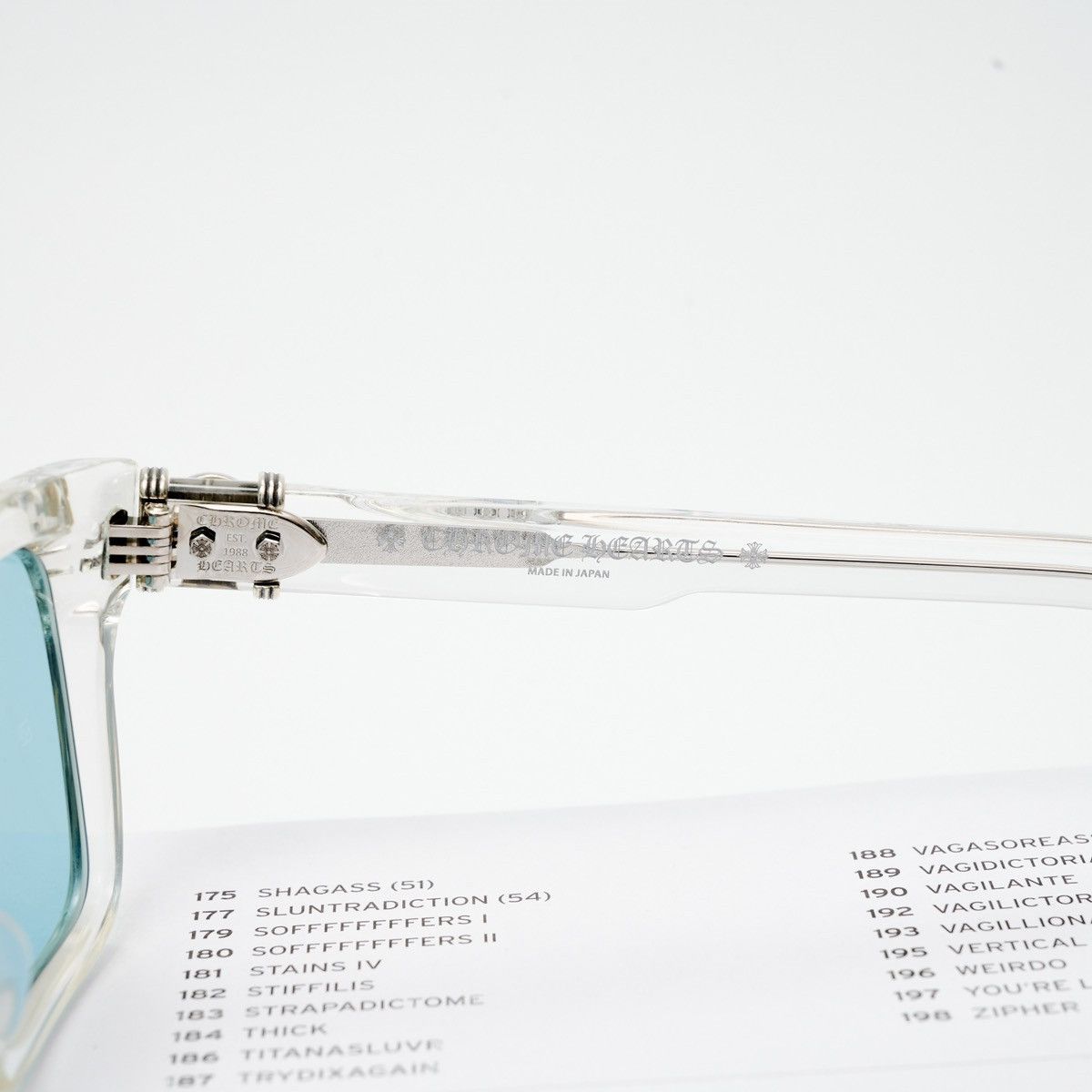 Chrome Hearts CHROME HEARTS HALLLAMANASS CRYSTAL SUNGLASSES Size ONE SIZE - 4 Thumbnail