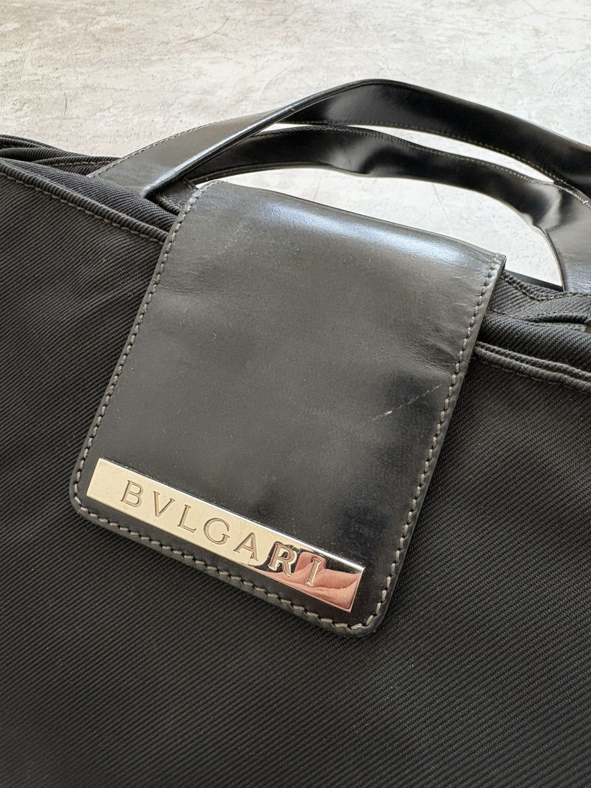 Bvlgari Bvlgari handle canvas bag vintage Size ONE SIZE - 2 Thumbnail