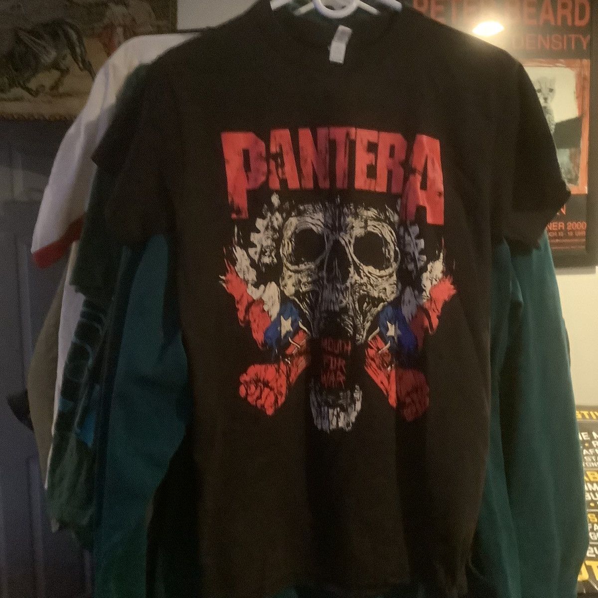 Band Tees PANTERA MOUTH FOR WAR Heavy Metal Band Black T-Shirt Size US S / EU 44-46 / 1 - 2 Thumbnail