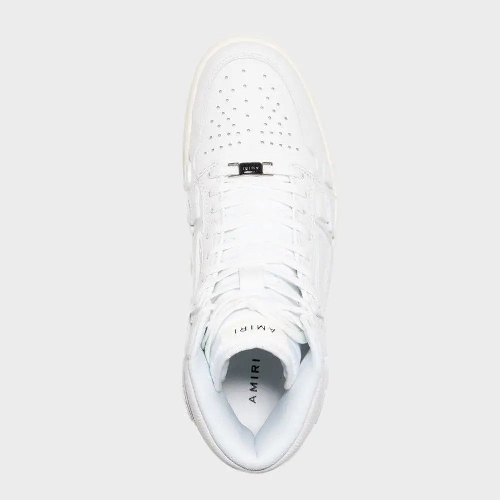 Amiri o1gr1nt1024 Skel Hi-Top Sneakers in White Size US 13 / EU 46 - 2 Thumbnail