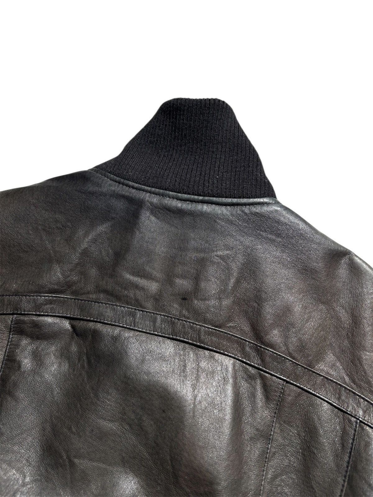 Levi's Vintage Clothing Vintage Levis Leather Jacket Bomber High Neck Size S / US 4 / IT 40 - 8 Thumbnail