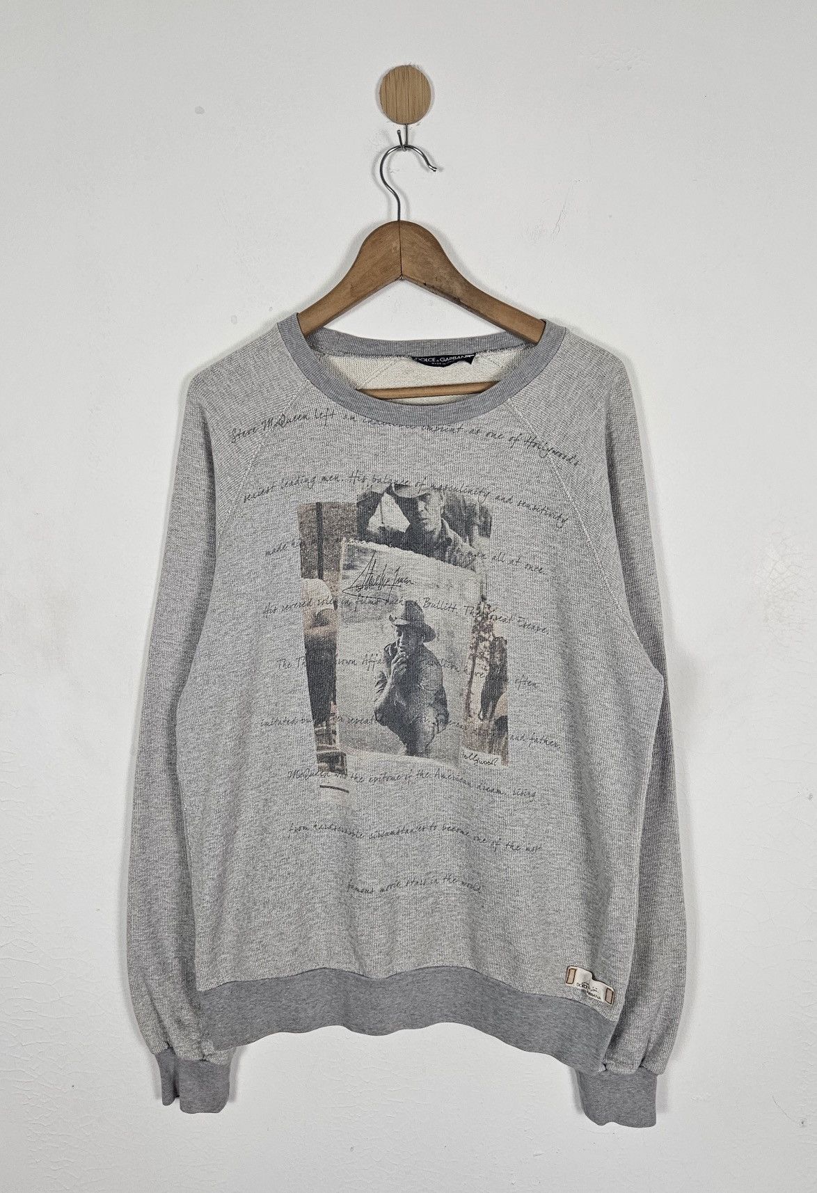 Dolce & Gabbana Dolce & Gabbana Steve Mcqueen sweatshirt Size US M / EU 48-50 / 2 - 1 Thumbnail