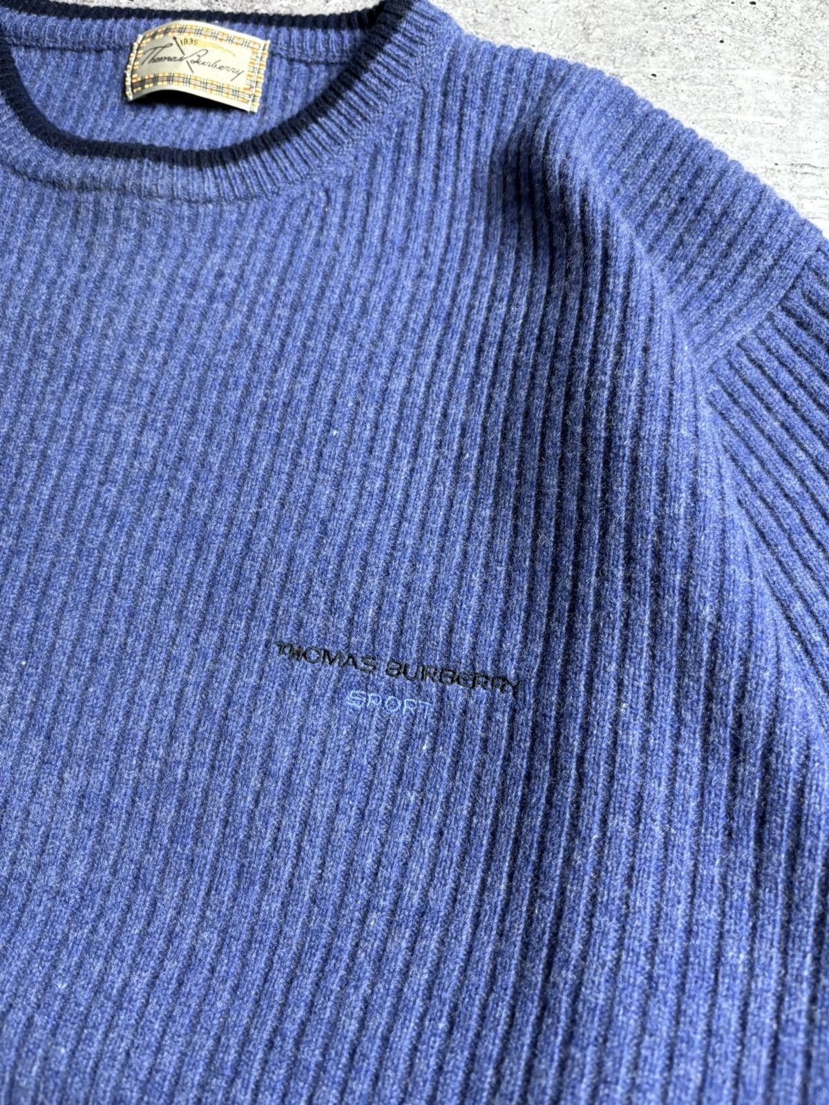 Burberry Thomas Burberry Vintage Wool Sweater Size US M / EU 48-50 / 2 - 4 Thumbnail