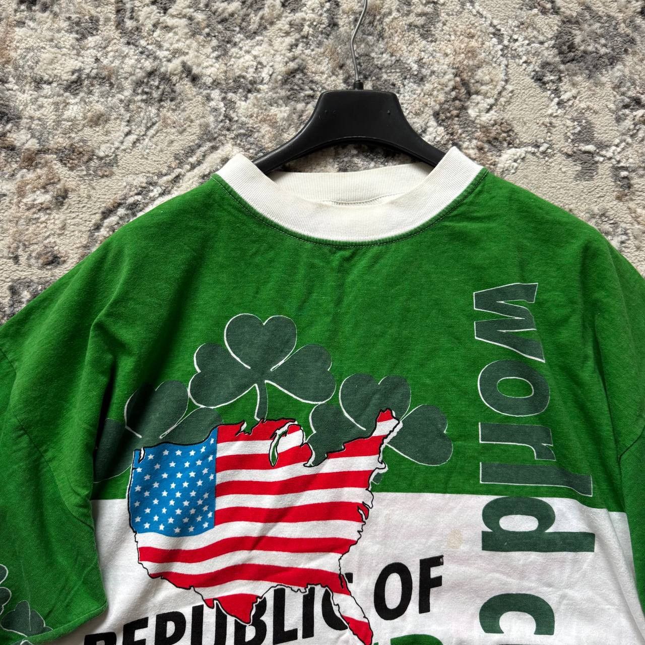 Vintage Authentic Ireland 1994 World Cup Retro All Over Shirt Size US M / EU 48-50 / 2 - 3 Thumbnail