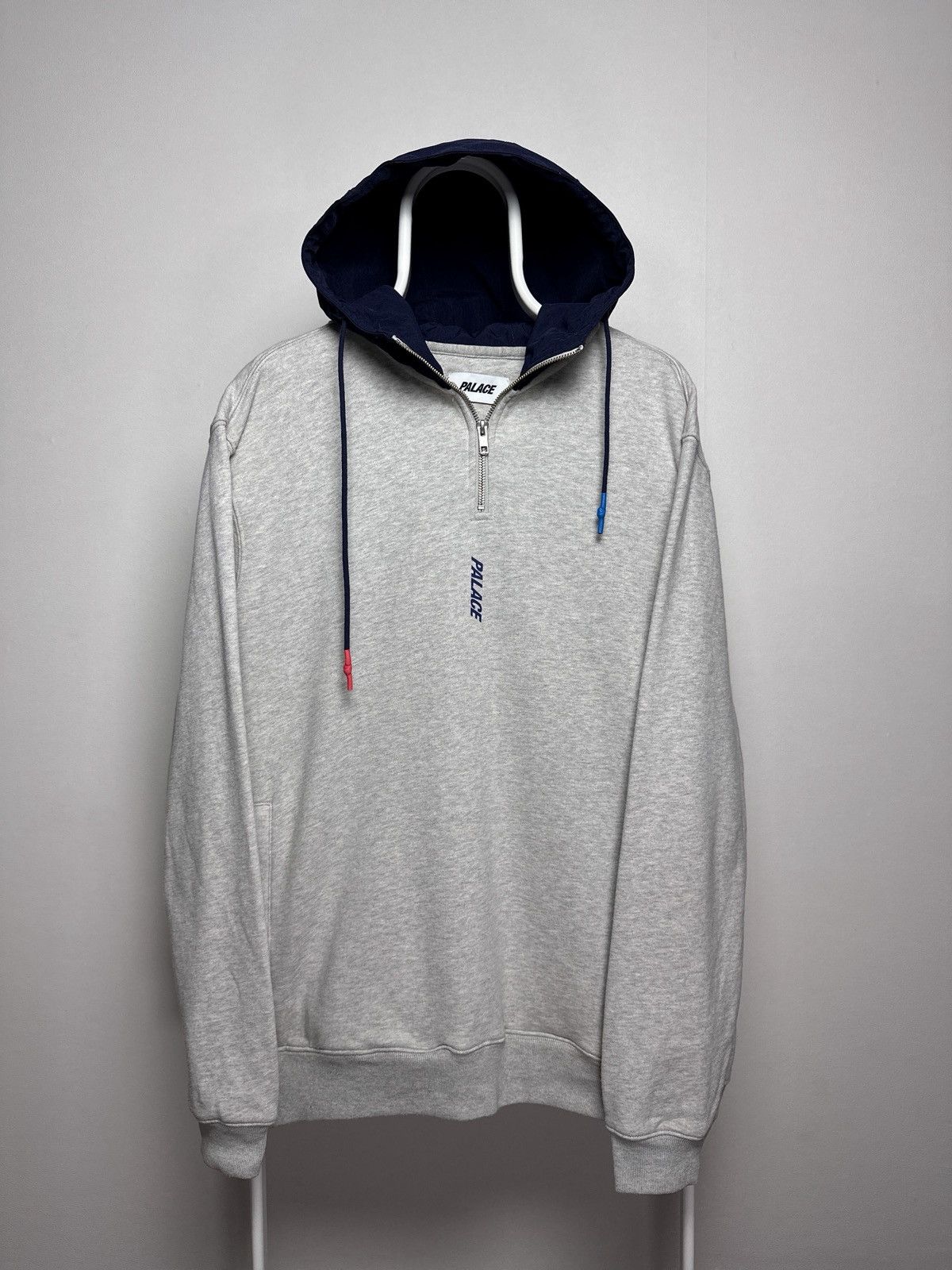 Palace Palace Twill 1/4 Hood Grey Marl Hoodie SS19 Size US M / EU 48-50 / 2 - 1 Thumbnail