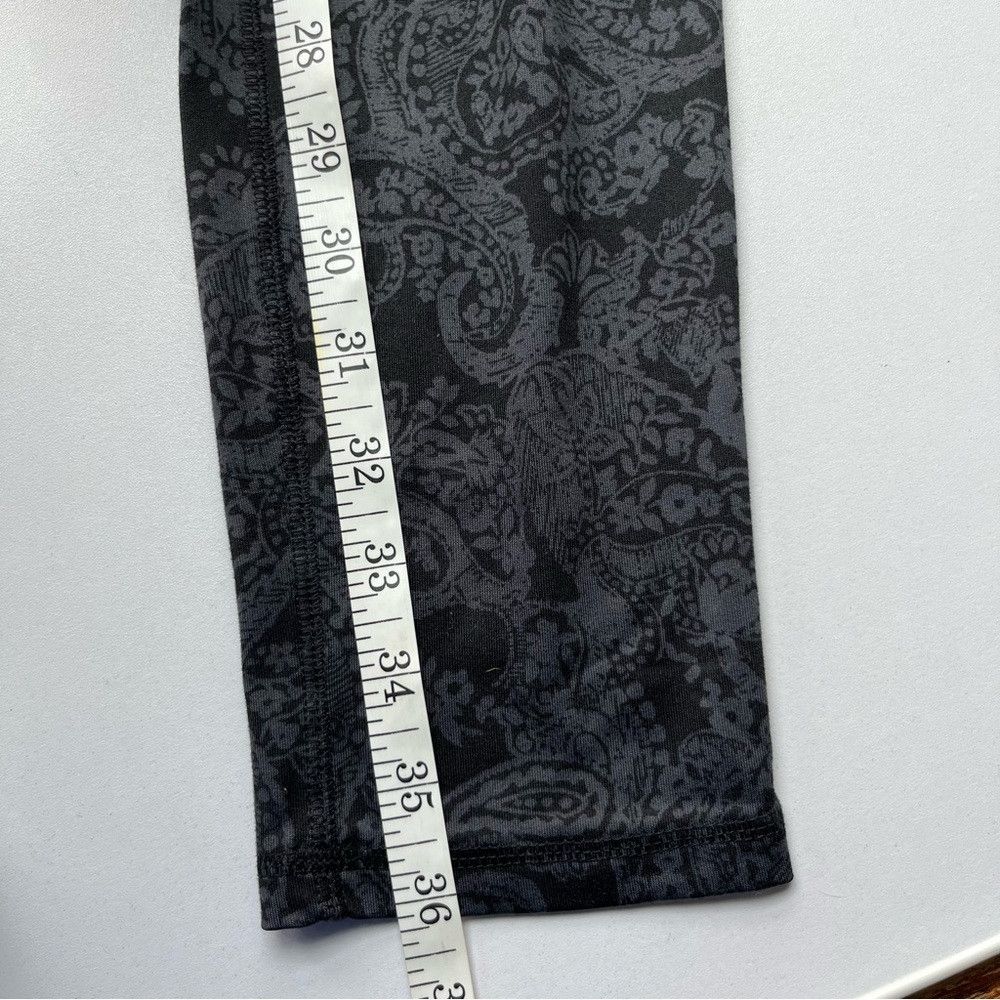 Athleta Athletic Workout Running Tight Leggings Paisley Grey Large Size 30" / US 8 / IT 44 - 7 Thumbnail
