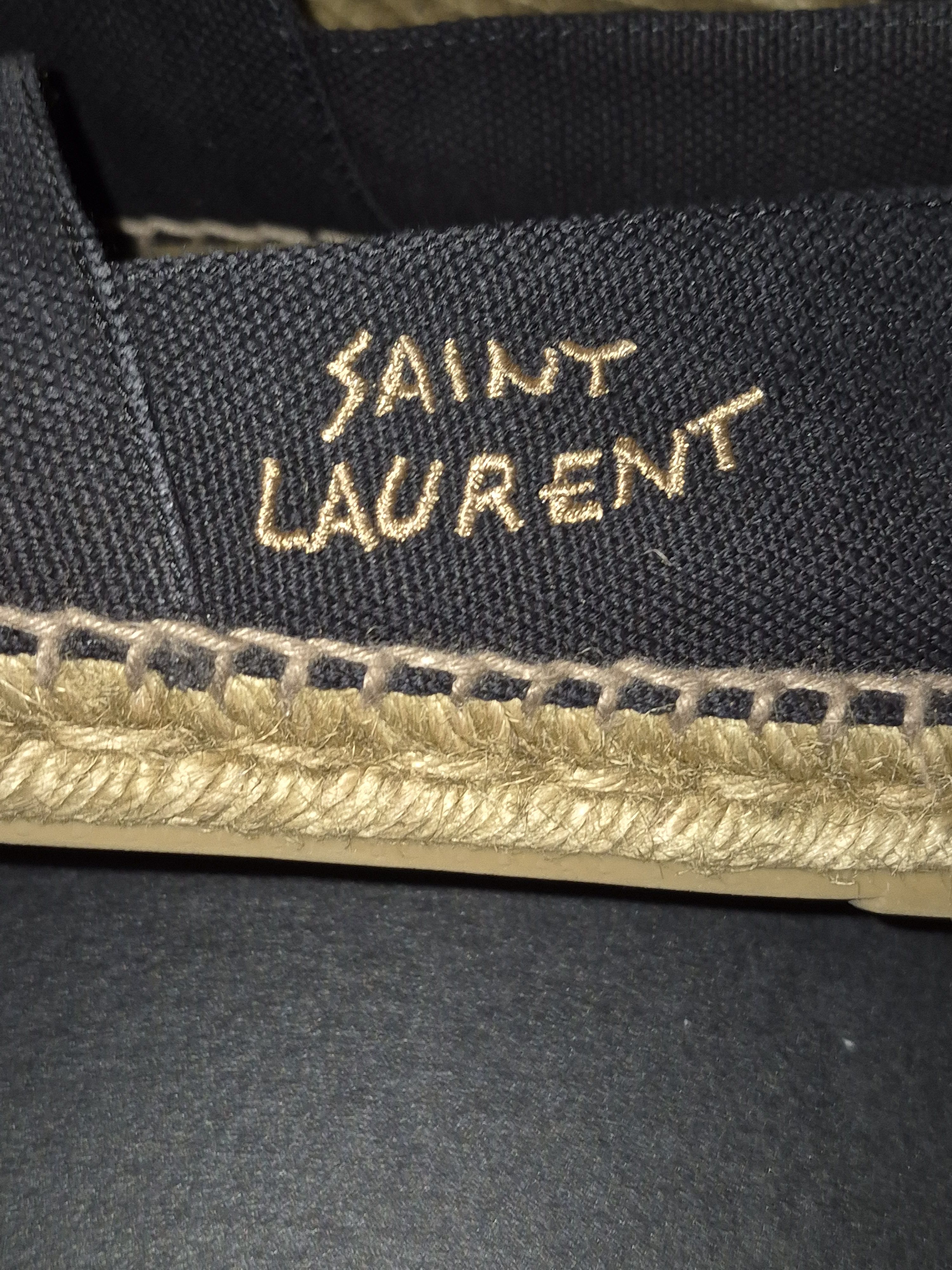 Yves Saint Laurent YSL ESPADRILLES Size US 8 / IT 38 - 3 Thumbnail