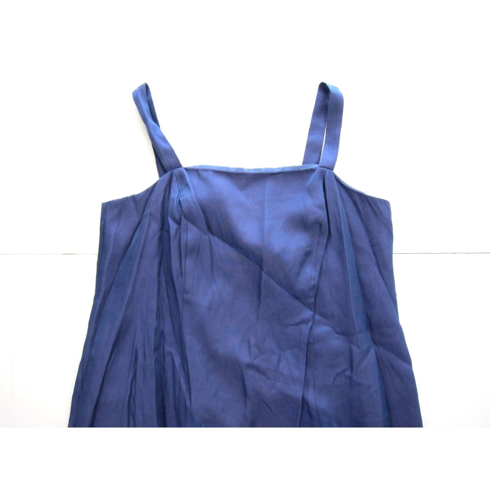 Alex Evenings VINTAGE Alex Evenings Blue Satin Long Maxi Formal Tank Dress Women Petite 16 Size XXL / US 16-18 / IT 52-54 - 3 Thumbnail