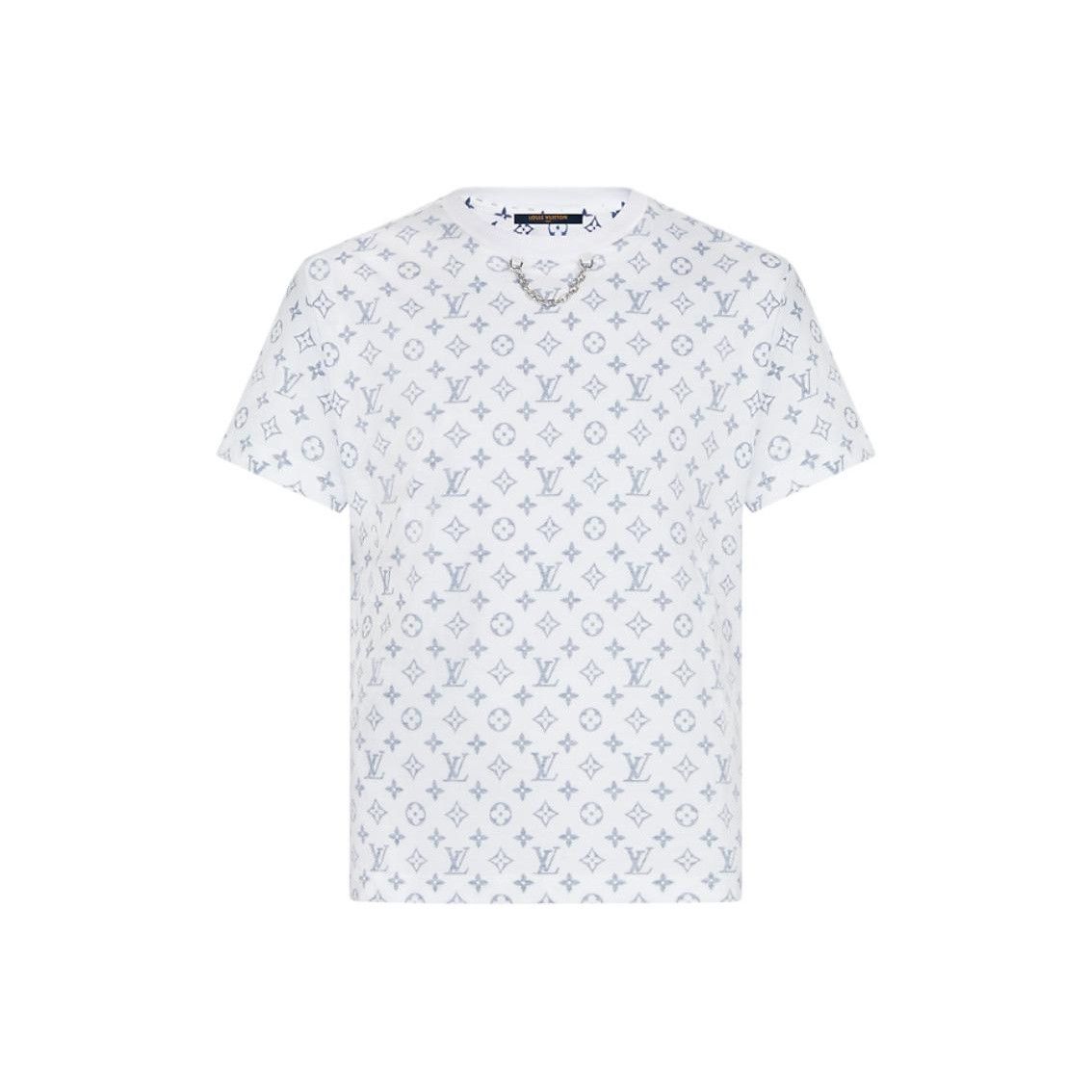 Louis Vuitton Louis Vuitton Chain Monogram T-Shirt M Size US M / EU 48-50 / 2 - 1 Thumbnail