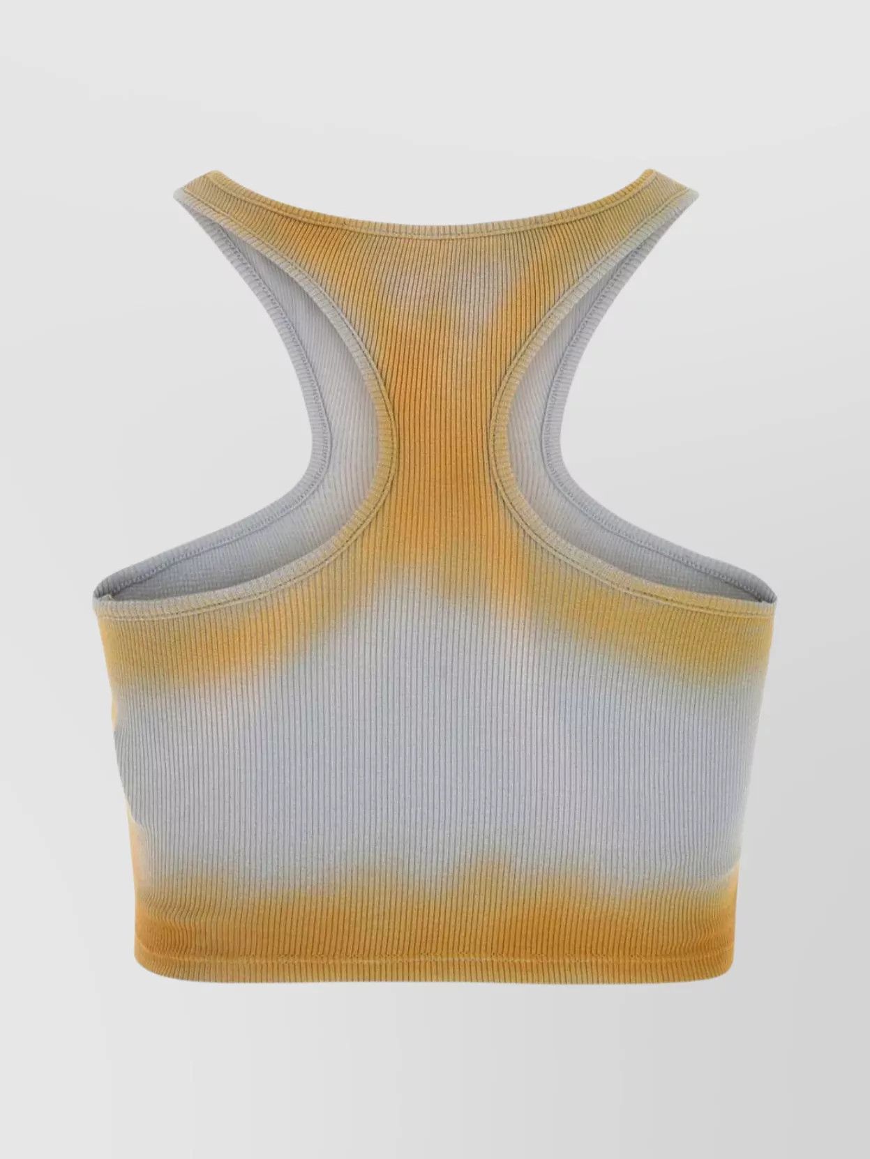 Off-White o1mle0425 Laundry Ribbed Rowing Cropped Tank Top Size XS / US 0-2 / IT 36-38 - 2 Thumbnail