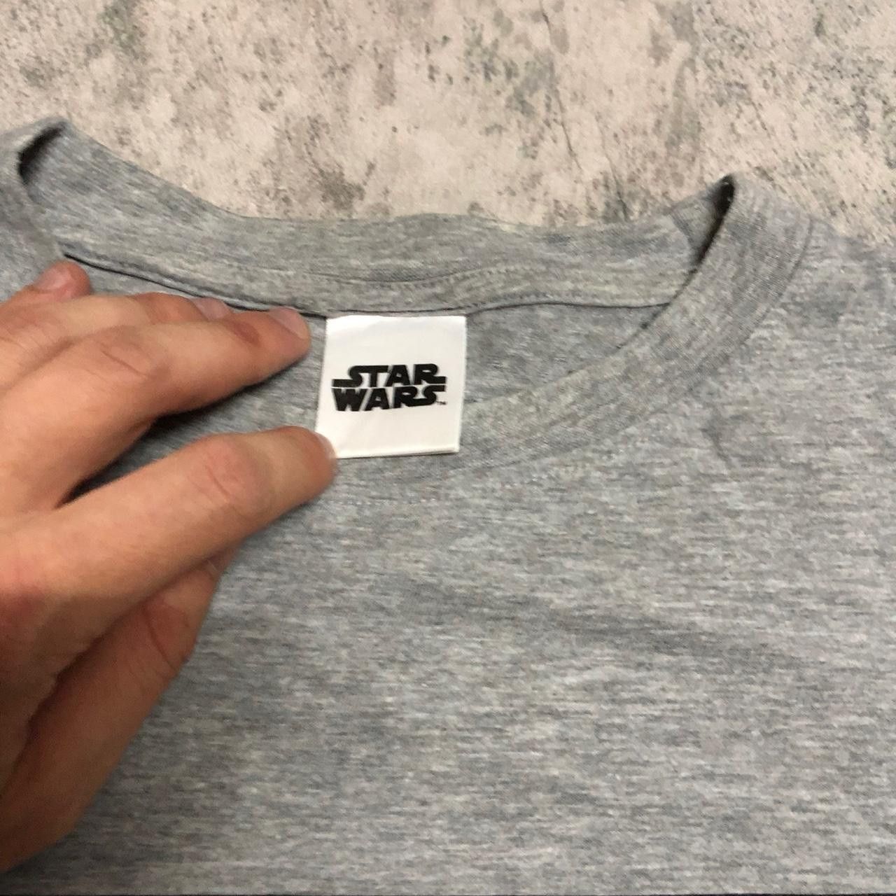 Star Wars Grey Star Wars Vader cotton t-shirt #StarWars Size US L / EU 52-54 / 3 - 3 Thumbnail