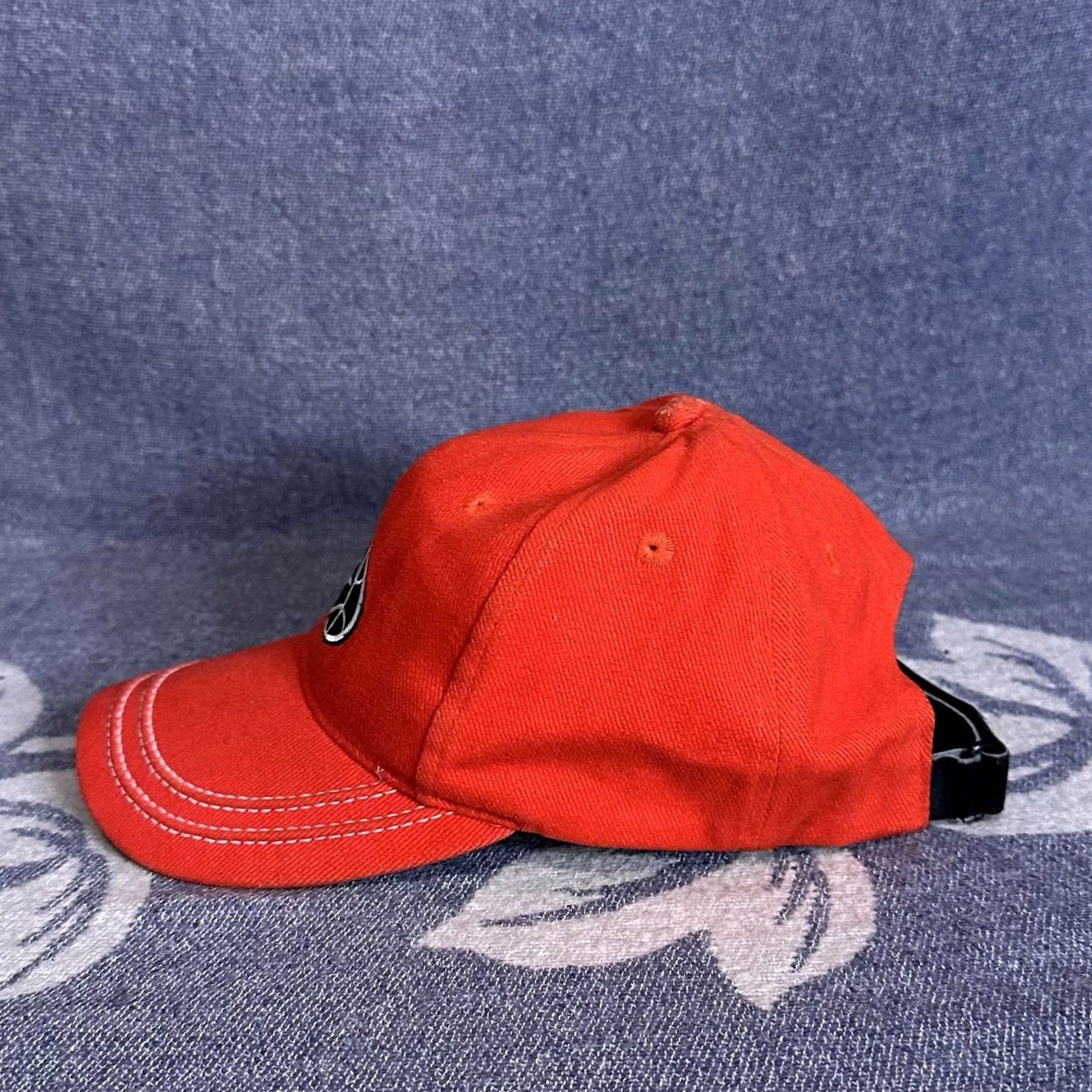 Nike VINTAGE Nike Hat Cap Adult Red Strapback Baseball Logo 90s 2000s OS Mens Men Size ONE SIZE - 3 Thumbnail