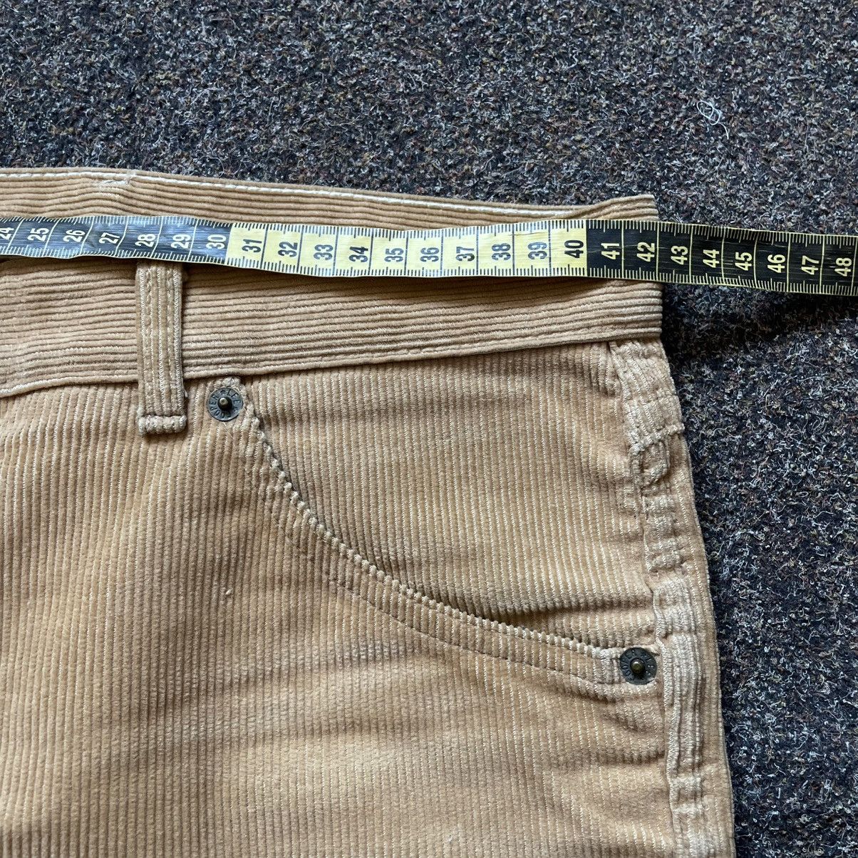 Vintage Vintage 90s Lee Relaxed Cargo Pants Workwear Khaki Indie 33 Size 33" - 4 Thumbnail