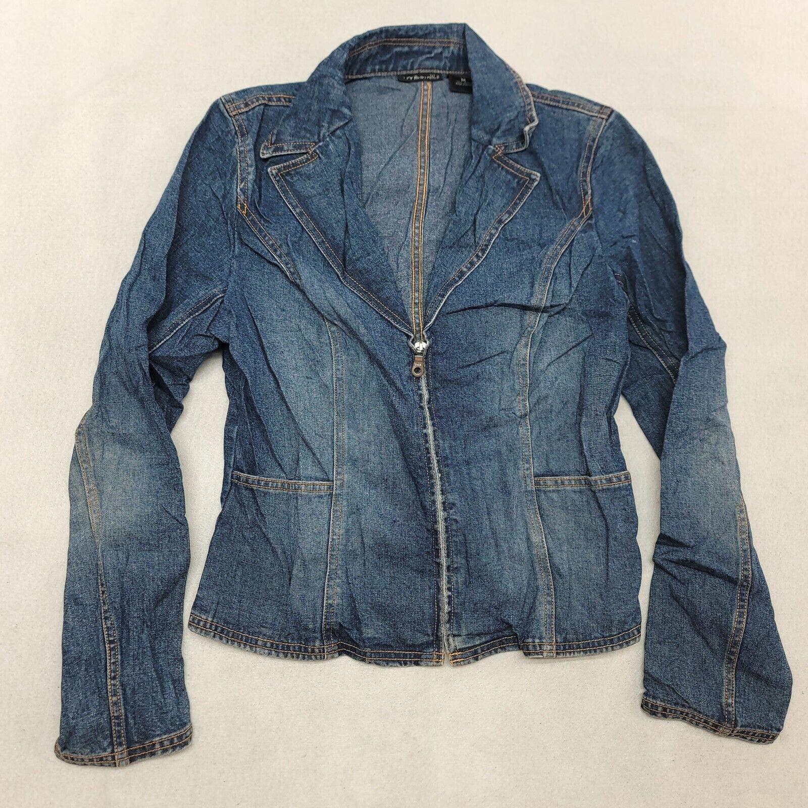 Willi Smith Willi Smith Button Up Denim Jean Jacket Womens Size M Blue Size M / US 6-8 / IT 42-44 - 2 Preview