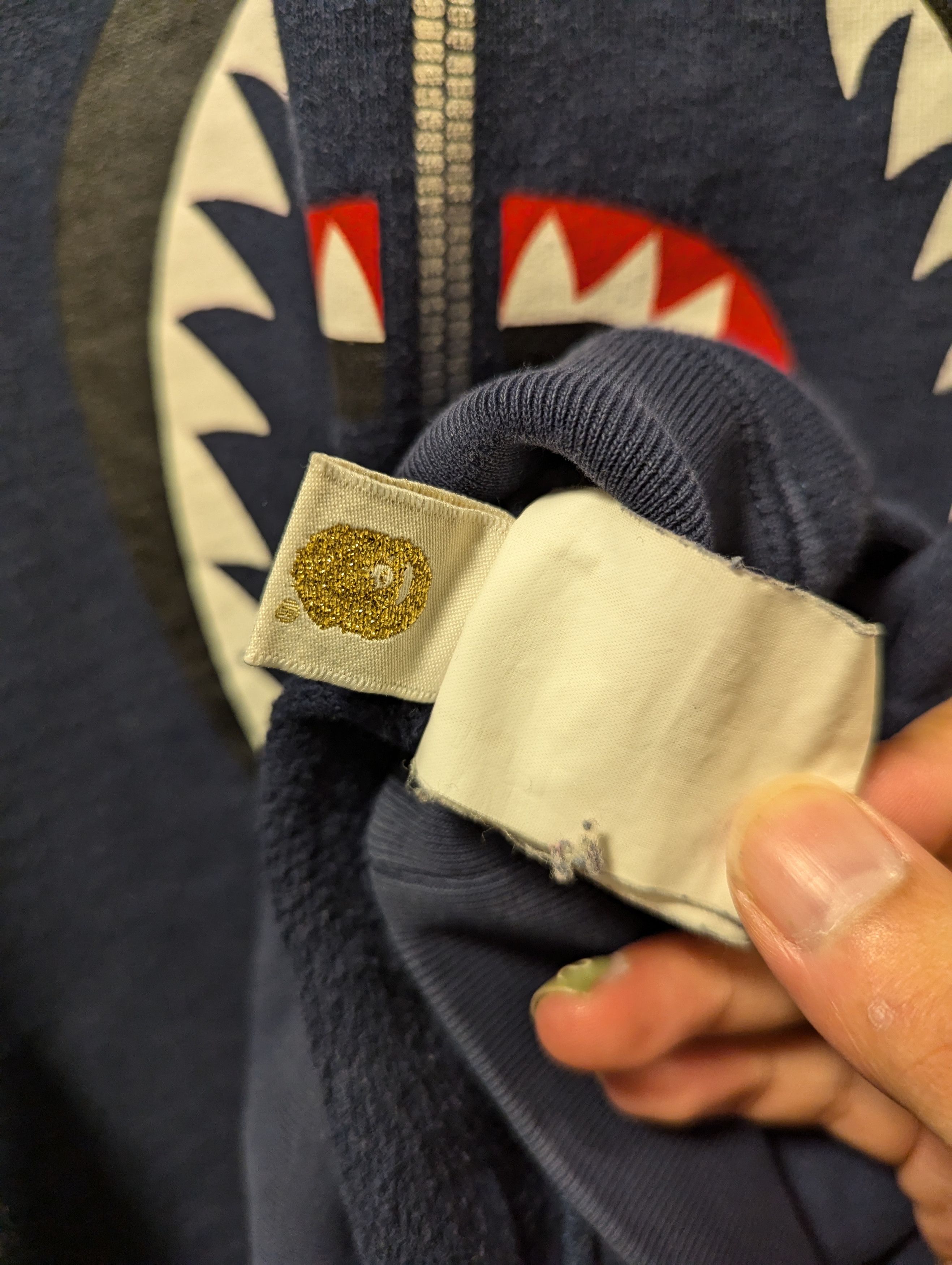Bape Shark Crewneck Size S / US 4 / IT 40 - 4 Thumbnail