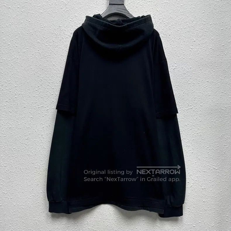 Balenciaga Balenciaga Gel Logo Fake Two-Piece Hoodie Size US L / EU 52-54 / 3 - 1 Thumbnail