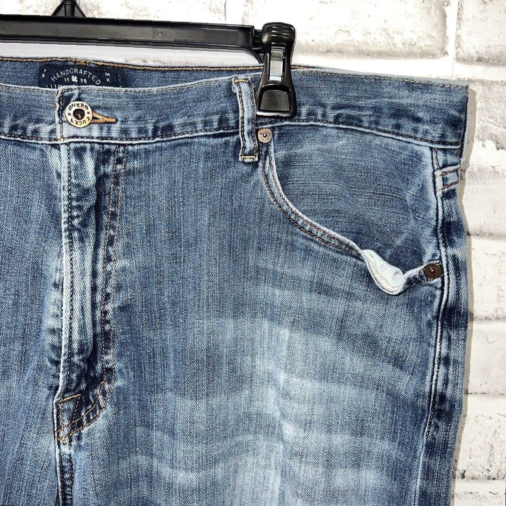 Lucky Brand Lucky Brand 181 Jeans Men Straight Relaxed 40x32 Blue Mens Size US 40 / EU 56 - 2 Thumbnail