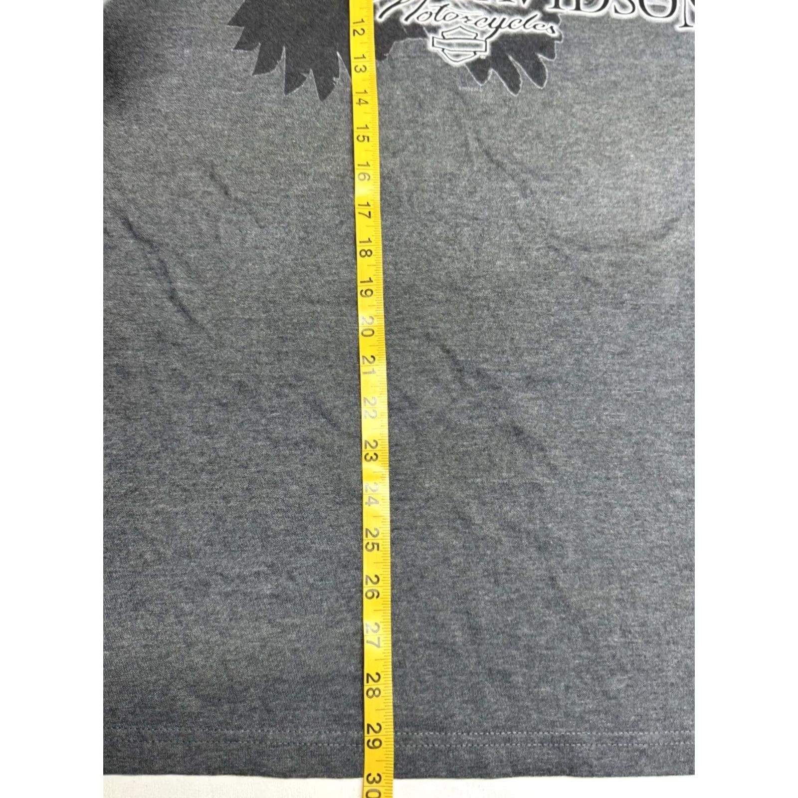 Harley Davidson Harley-Davidson T Shirt Gray Short Sleeve Eagle Logo Back Hit Mens L Size US L / EU 52-54 / 3 - 7 Thumbnail