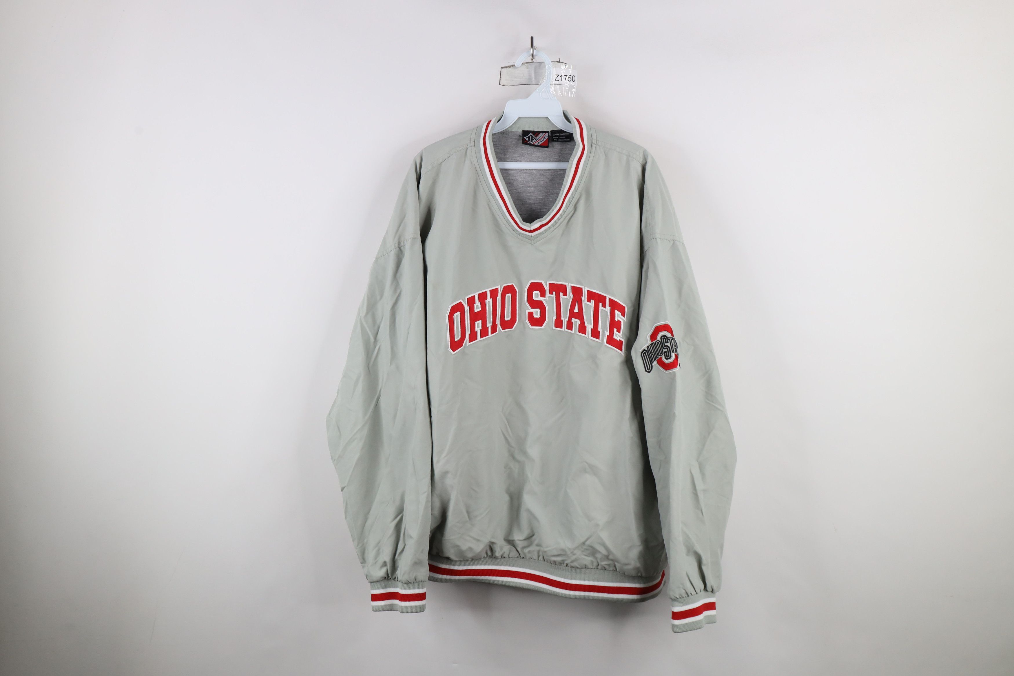 Vintage Vintage 90s Ohio State University Windbreaker Jacket Size US XL / EU 56 / 4 - 1 Thumbnail